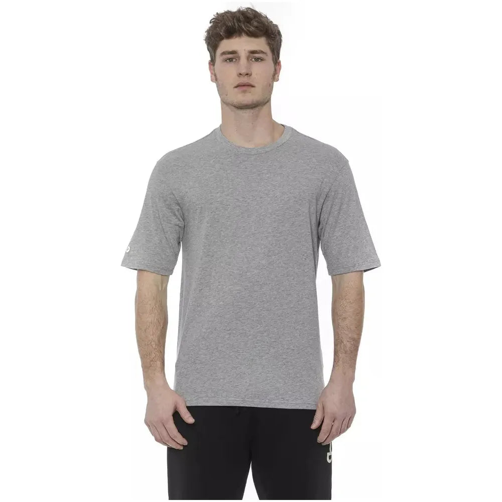 Tond Gray Cotton T-Shirt with Photoluminescent Prints