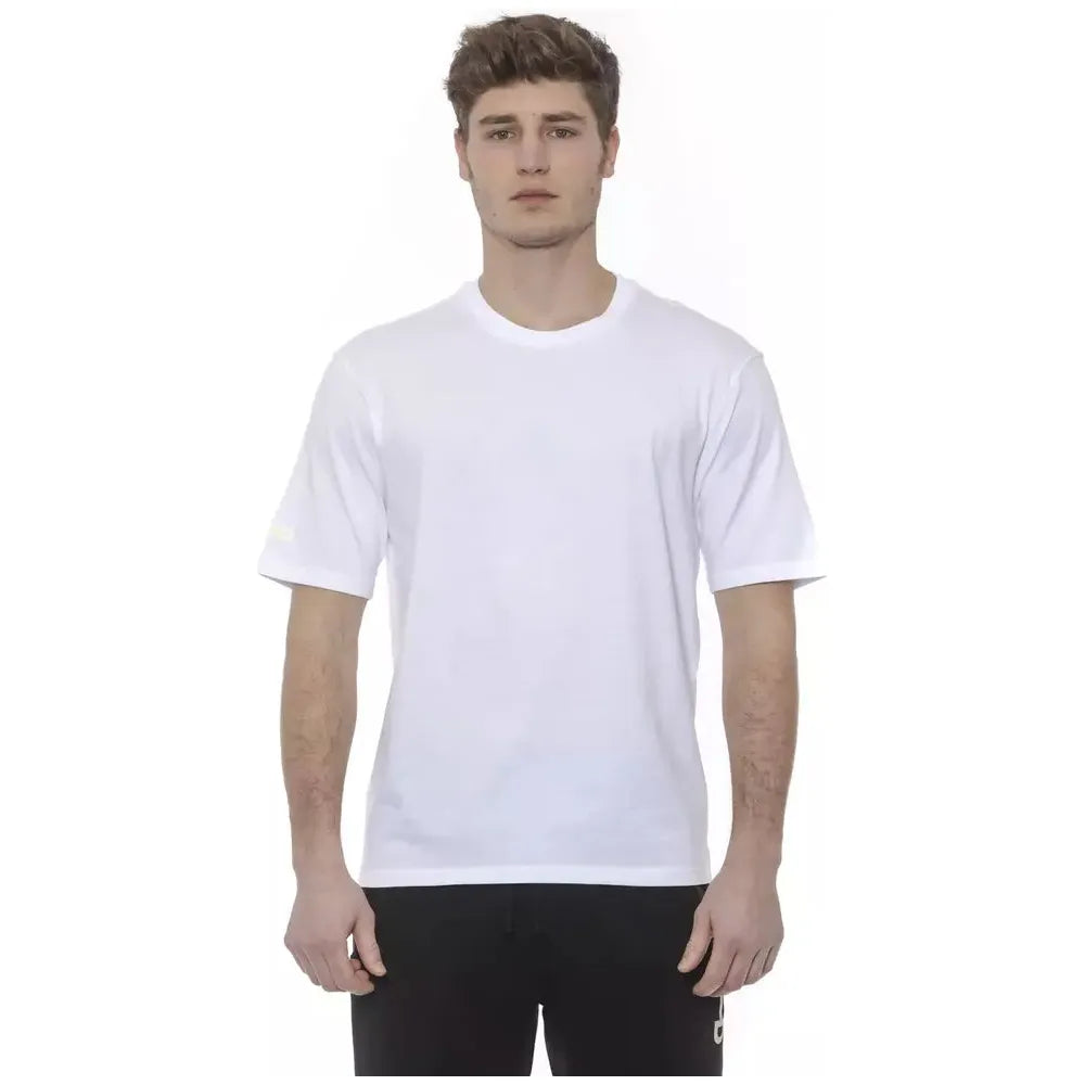 Tond White Cotton T-Shirt with Photoluminescent Prints