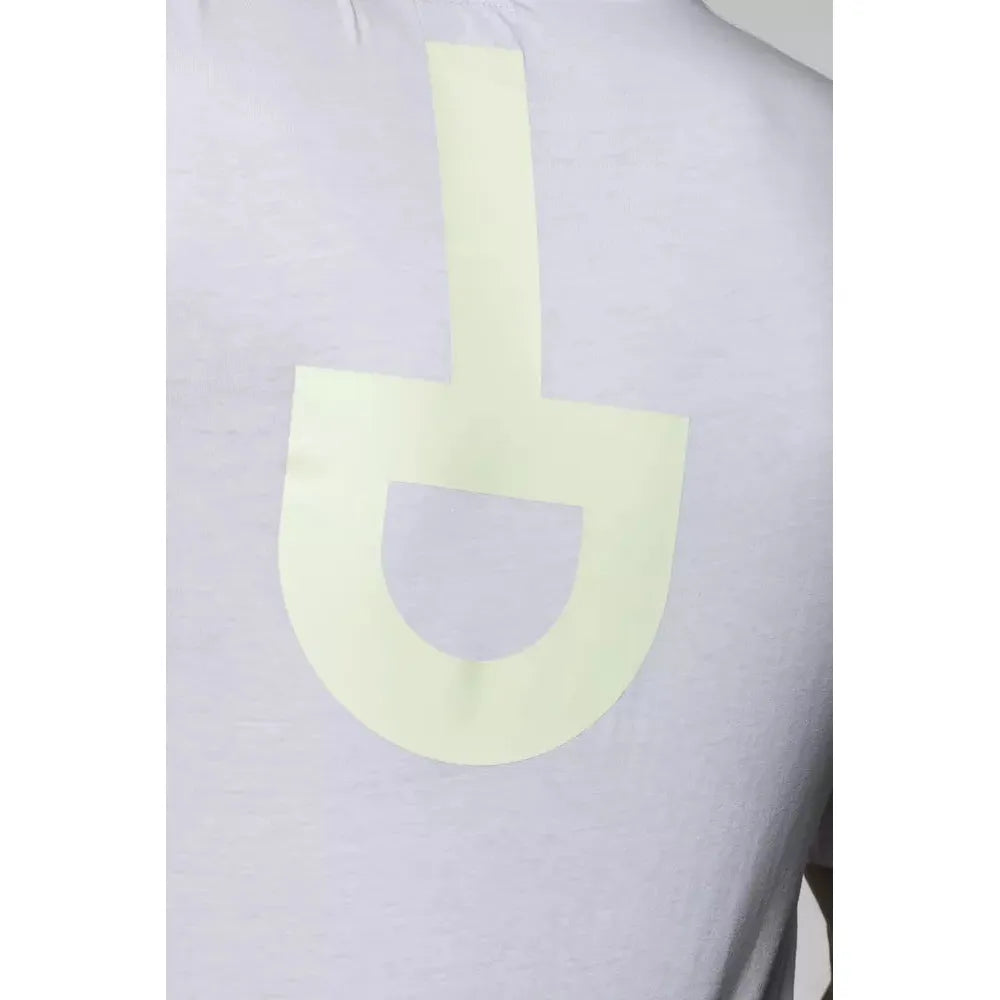 Tond White Cotton T-Shirt with Photoluminescent Prints