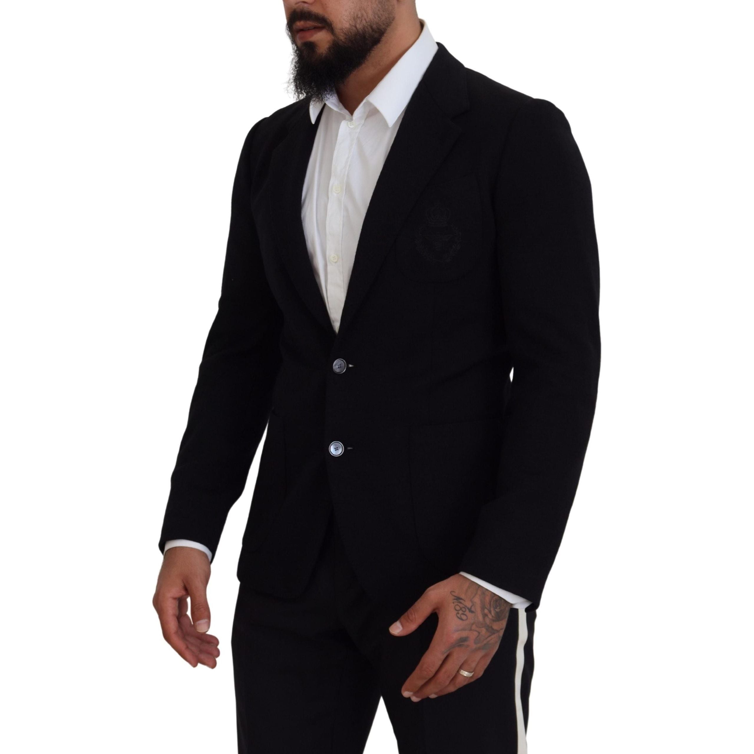 Dolce & Gabbana Black Wool Blazer