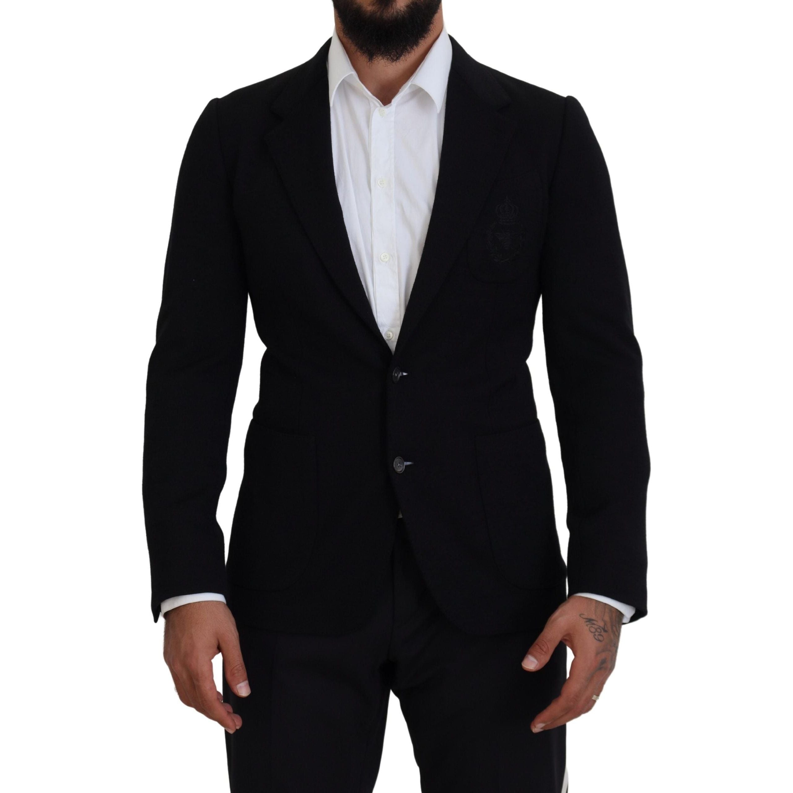 Dolce & Gabbana Black Wool Blazer