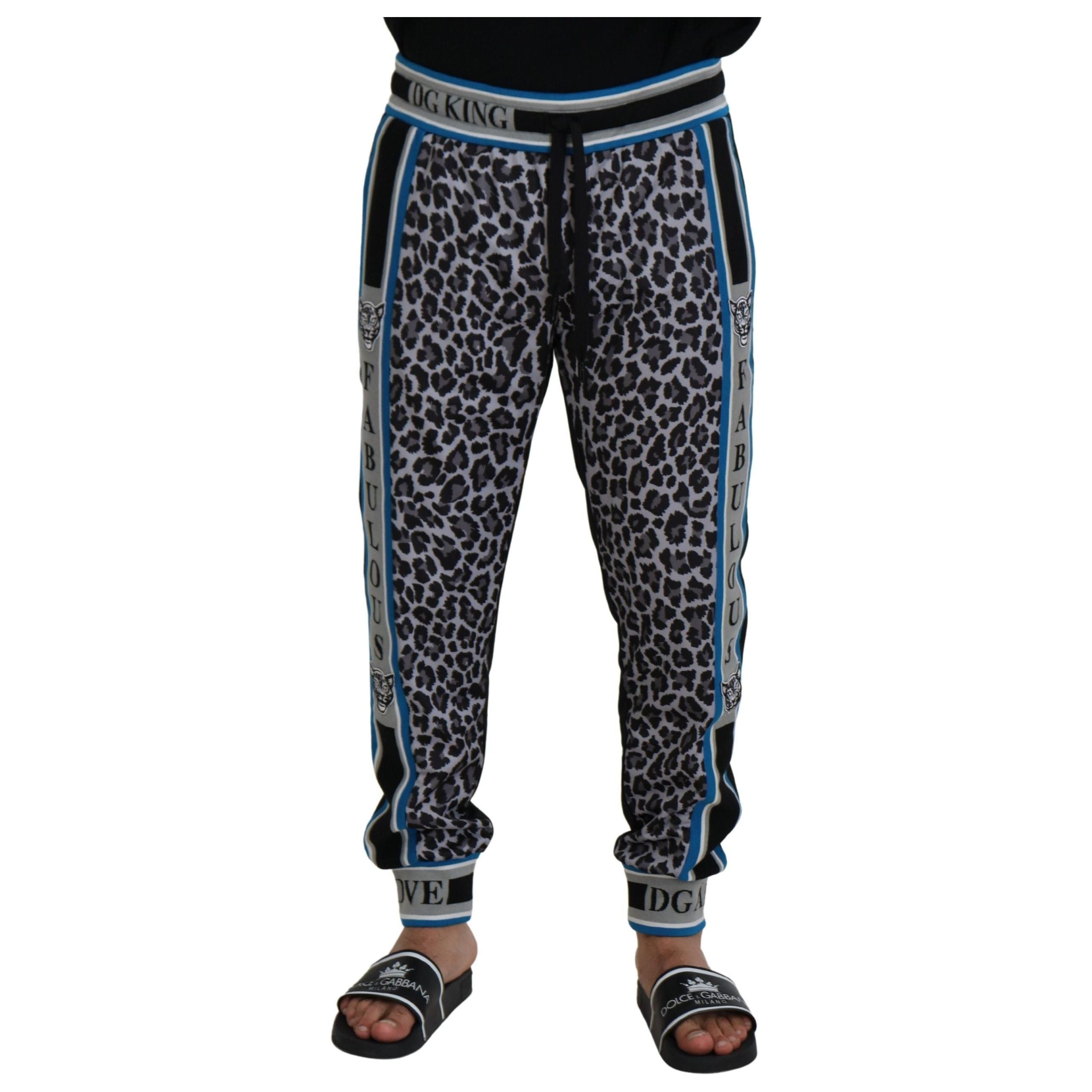 Dolce & Gabbana Multicolor Cotton Jogger Pants