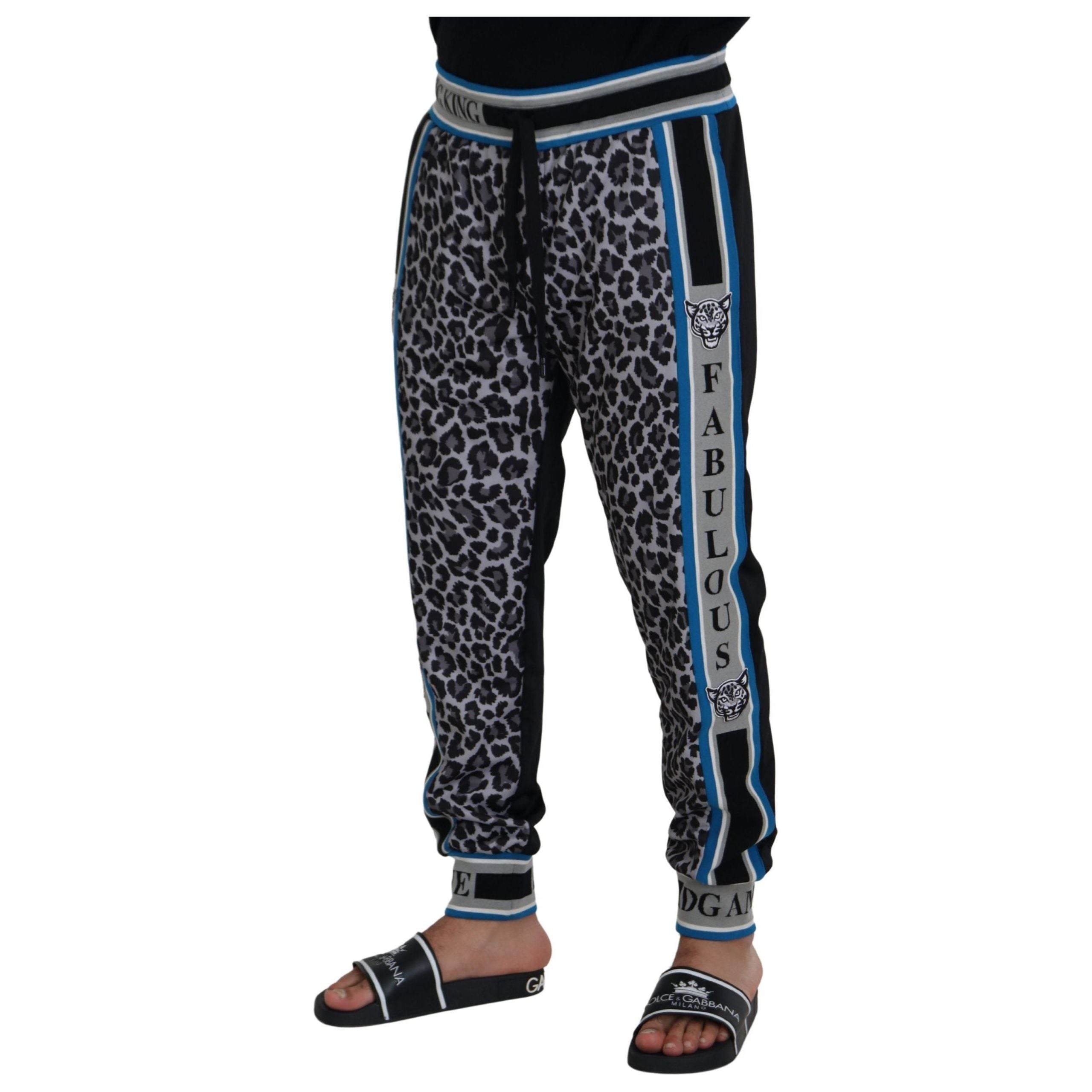 Dolce & Gabbana Multicolor Cotton Jogger Pants