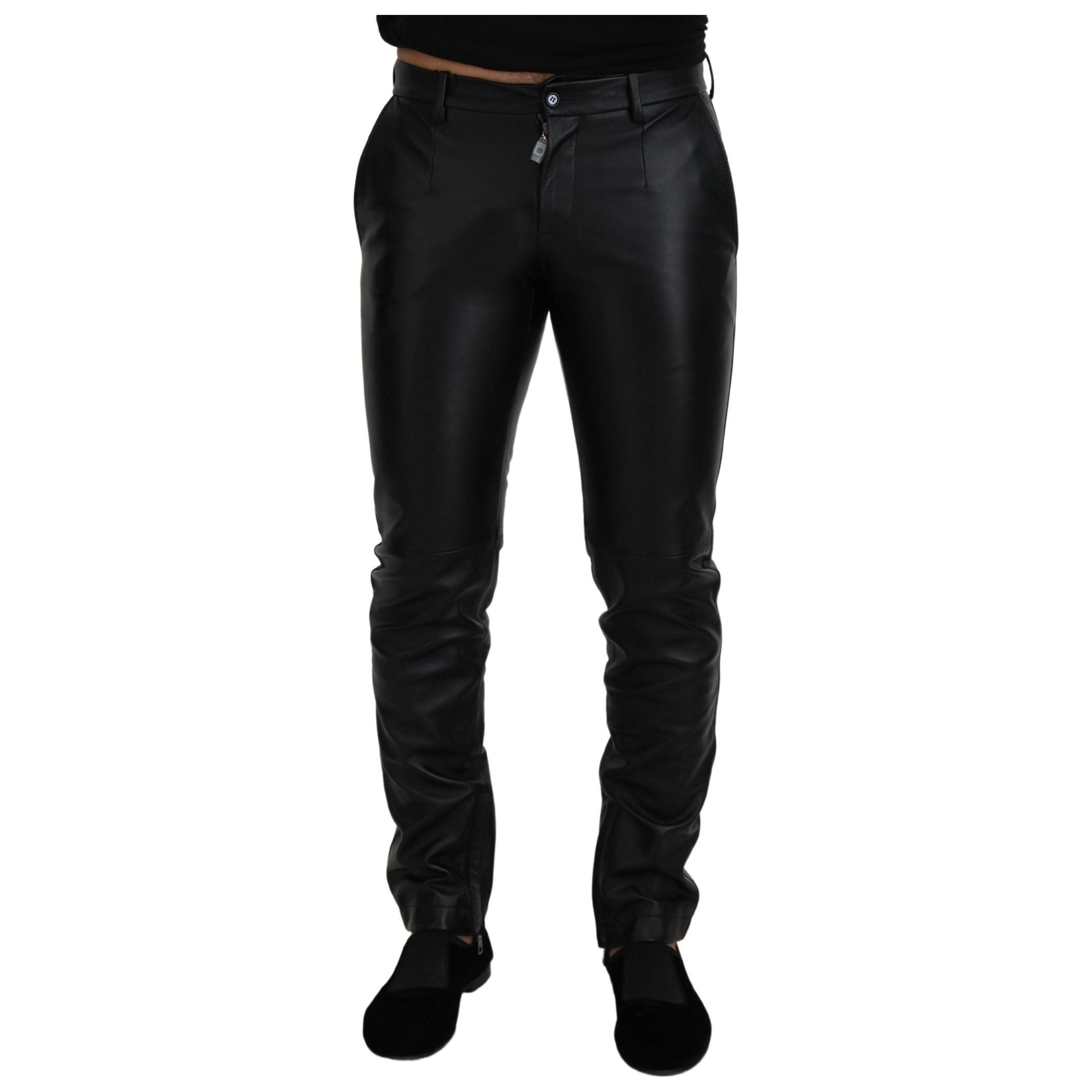 Dolce & Gabbana Black Agnello Tailored Trousers