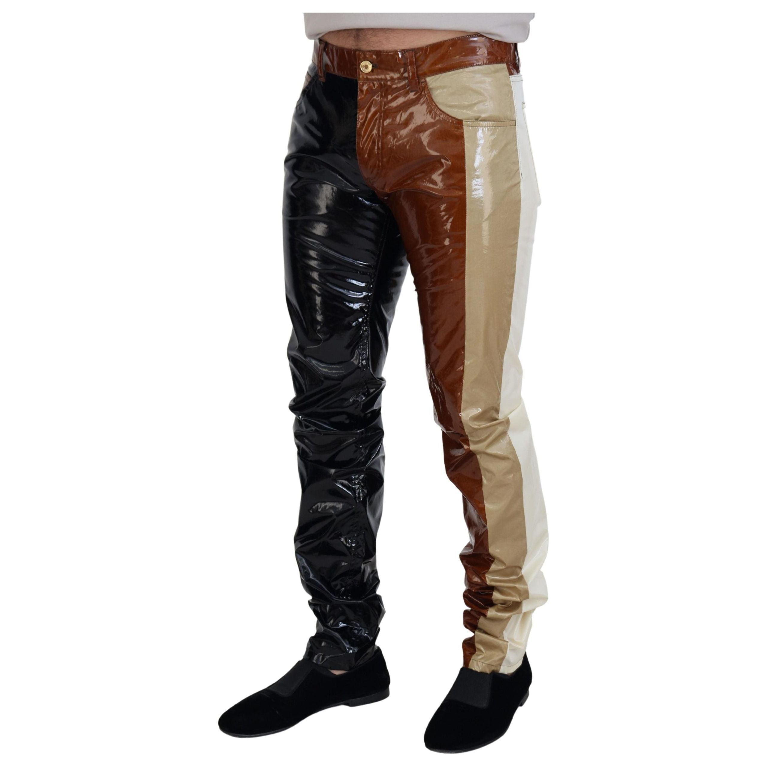 Dolce & Gabbana Blue Denim Silk Blend Jeans