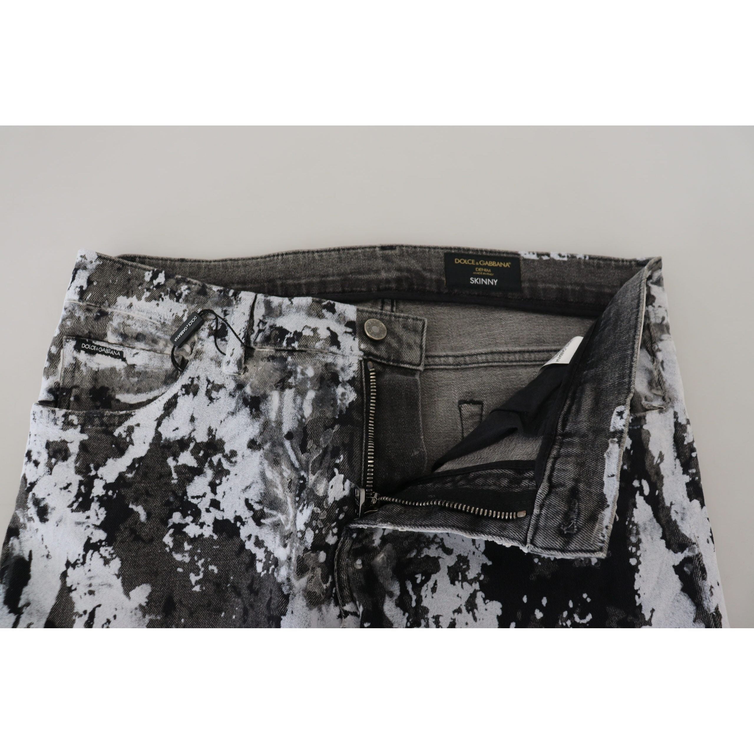 Dolce & Gabbana Multicolor Cotton Tie Dye Jeans