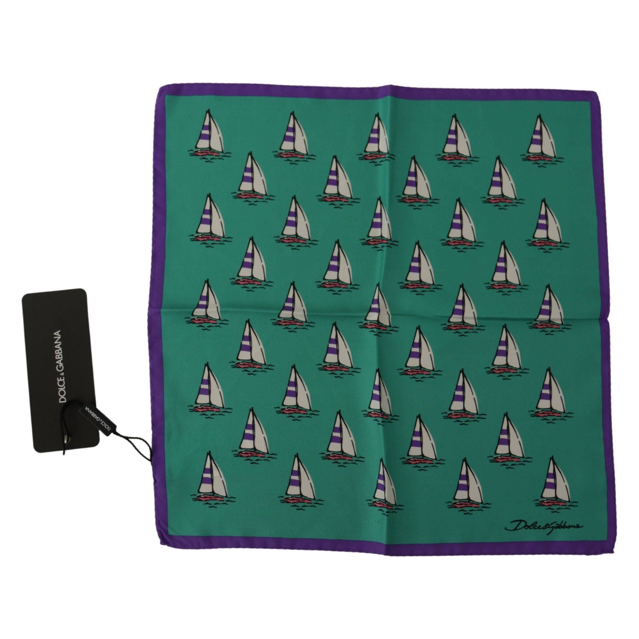 Dolce & Gabbana Multicolor Silk Pocket Square