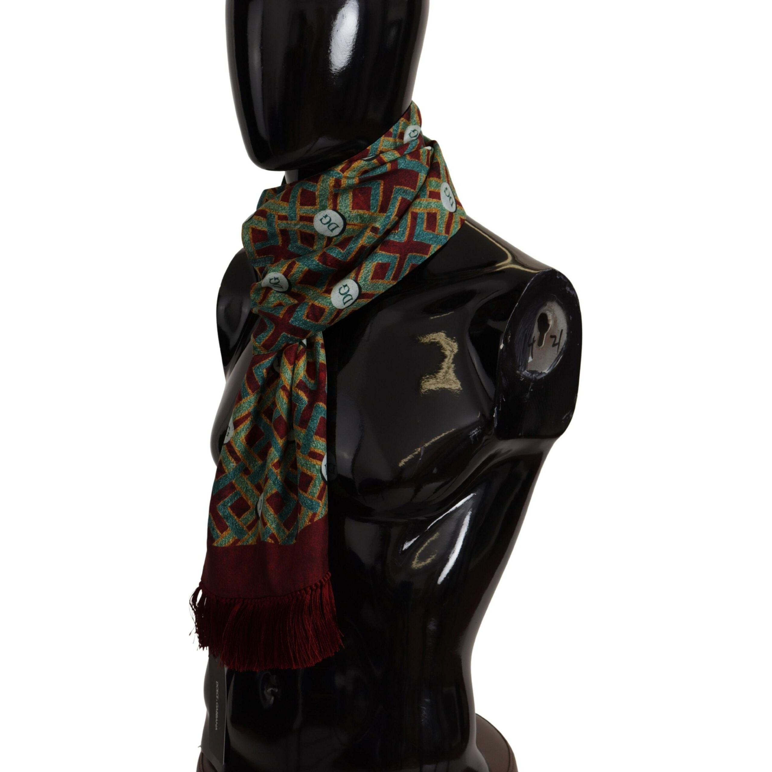 Dolce & Gabbana Multicolor Silk Scarf Wrap