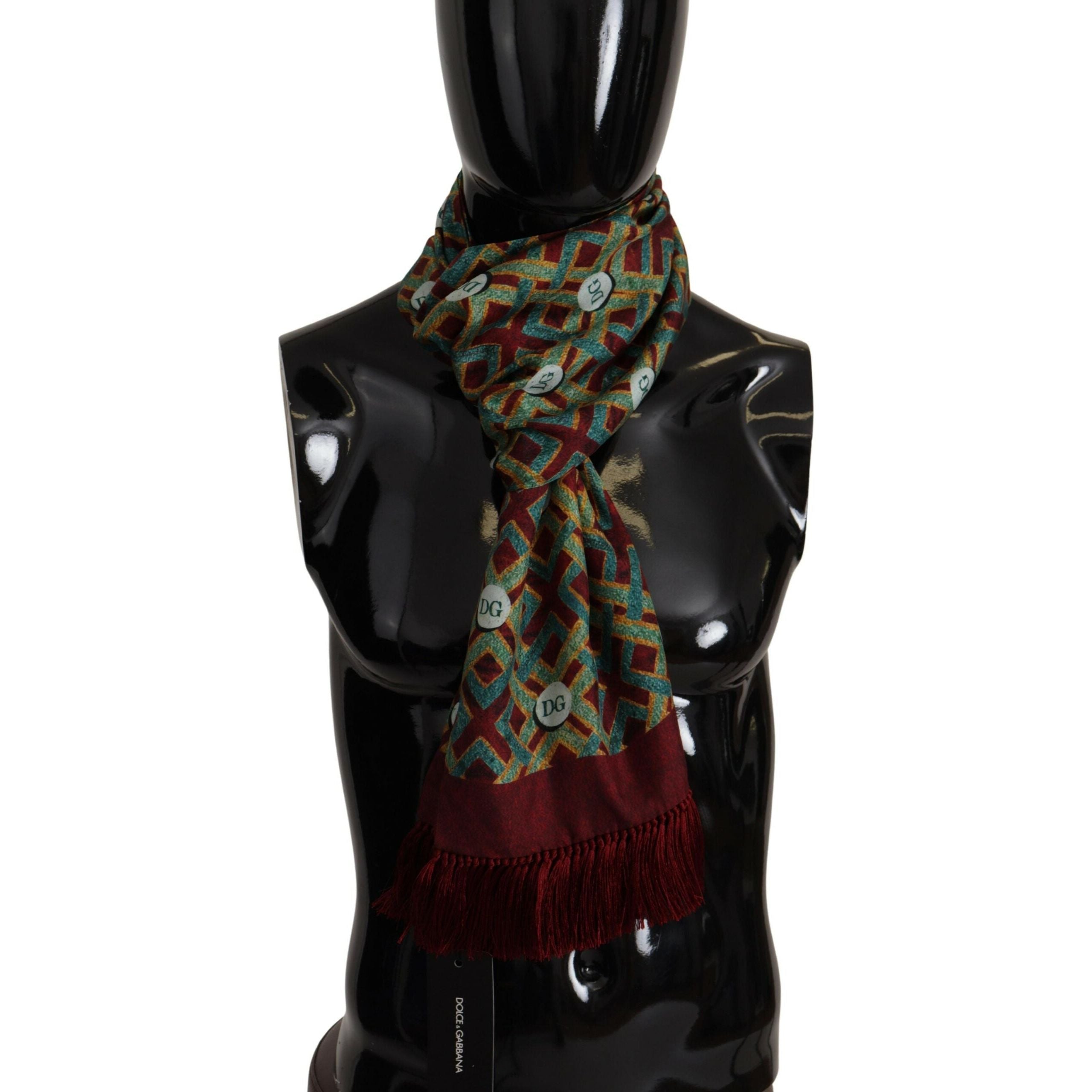 Dolce & Gabbana Multicolor Silk Scarf Wrap