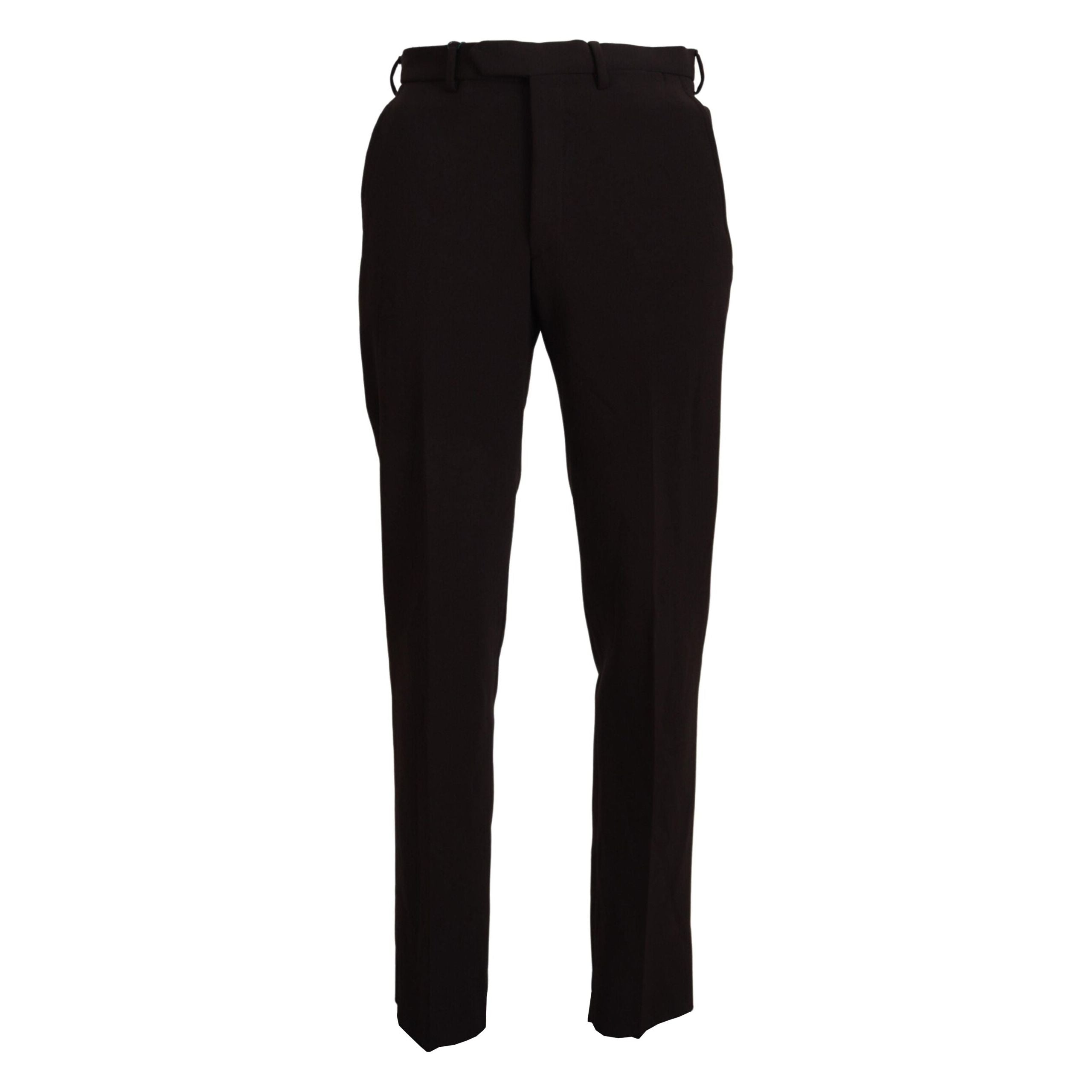 BENCIVENGA Brown Wool Trousers for Distinct Style