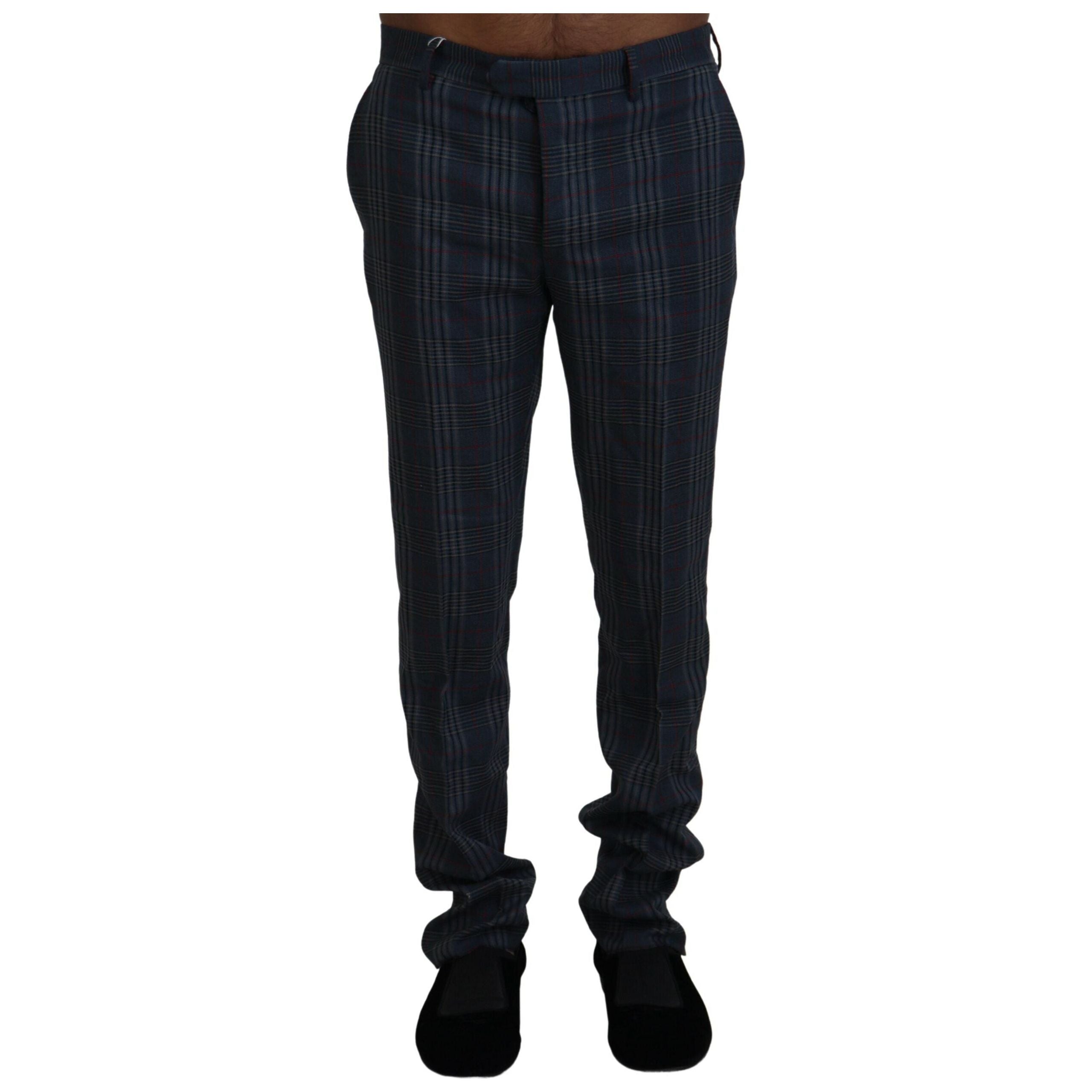 BENCIVENGA Multicolor Pure Wool Trousers Elevate Style