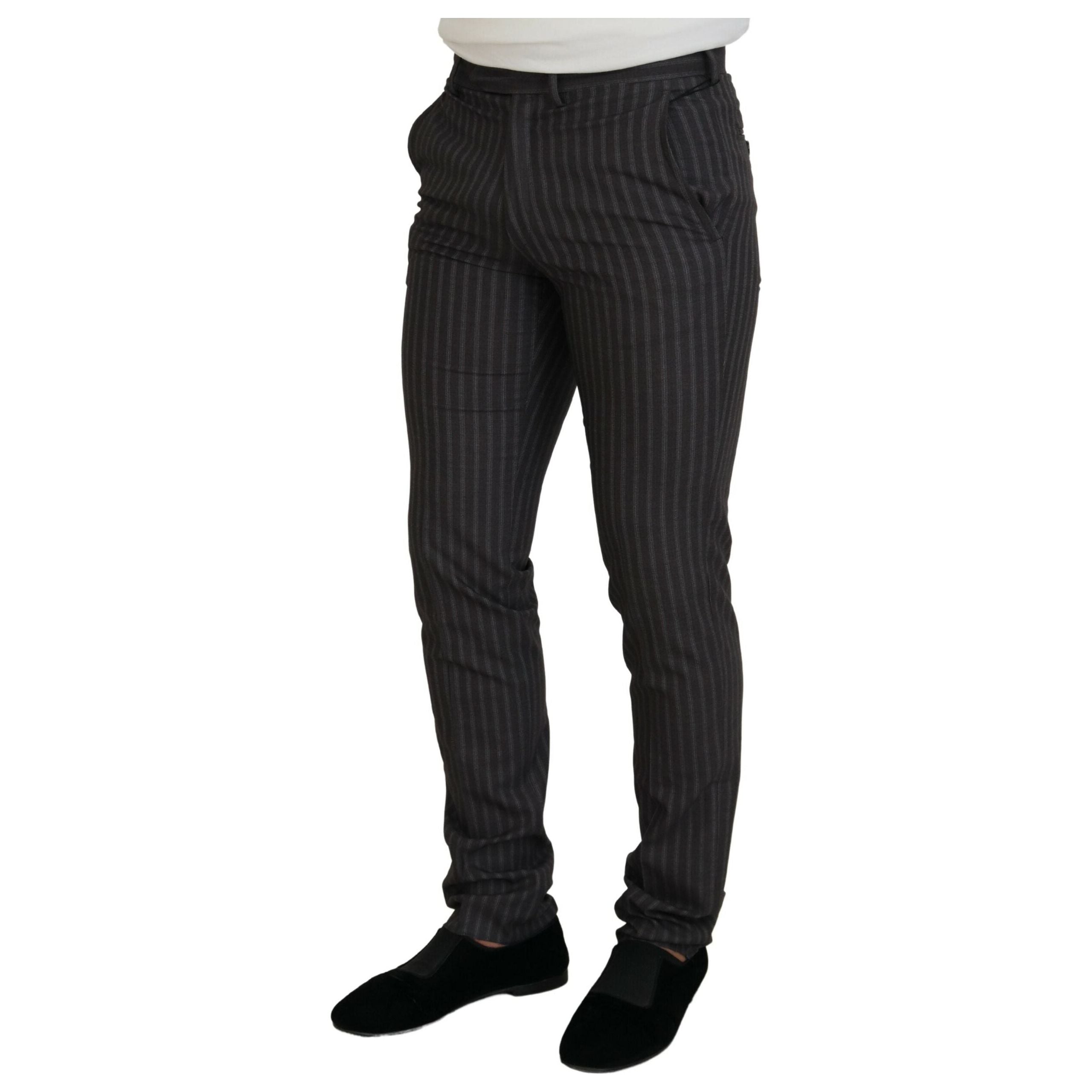 BENCIVENGA Brown Wool Dress Pants for Sophisticated Style