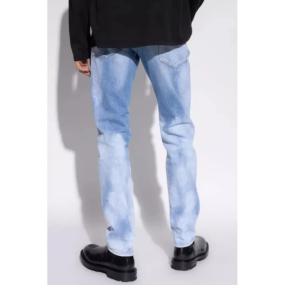 Dsquared² Light Blue Denim Cool Guy Splatter Jeans