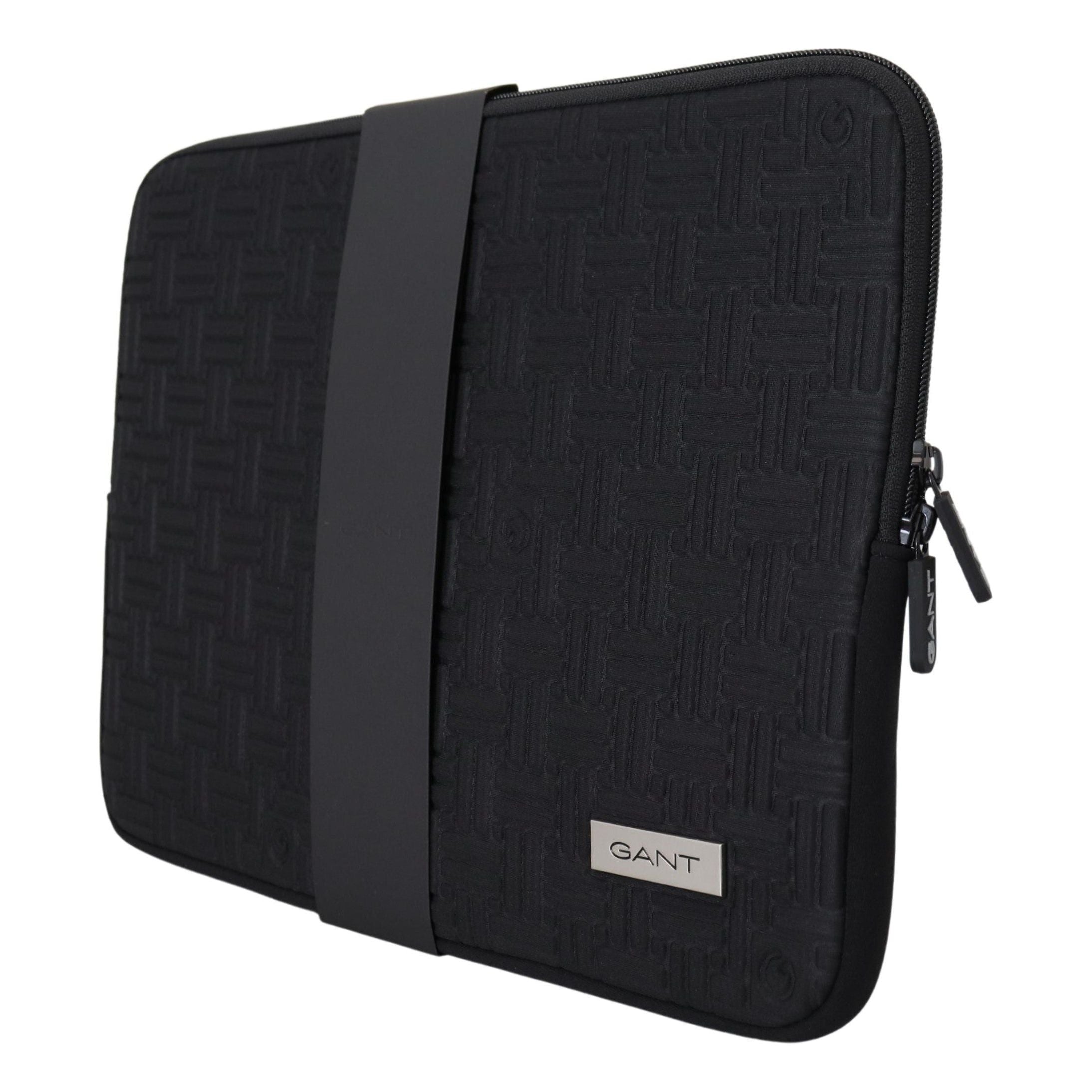 Gant Black Neoprene Laptop Sleeve - Refined Elegance