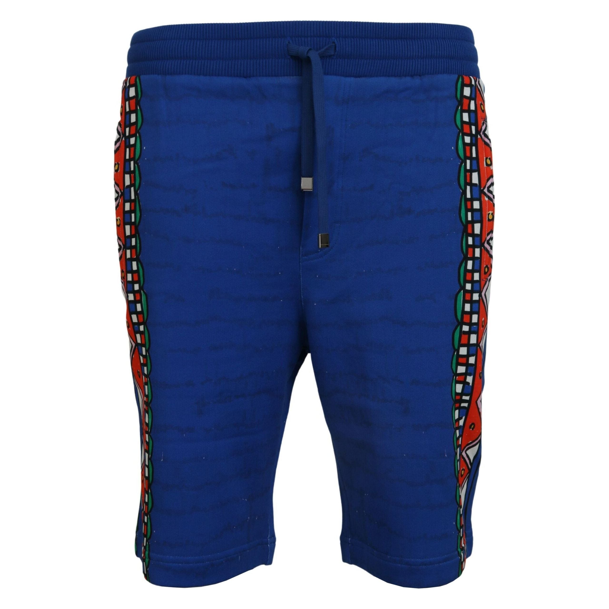 Dolce & Gabbana Multicolor Cotton Printed Shorts