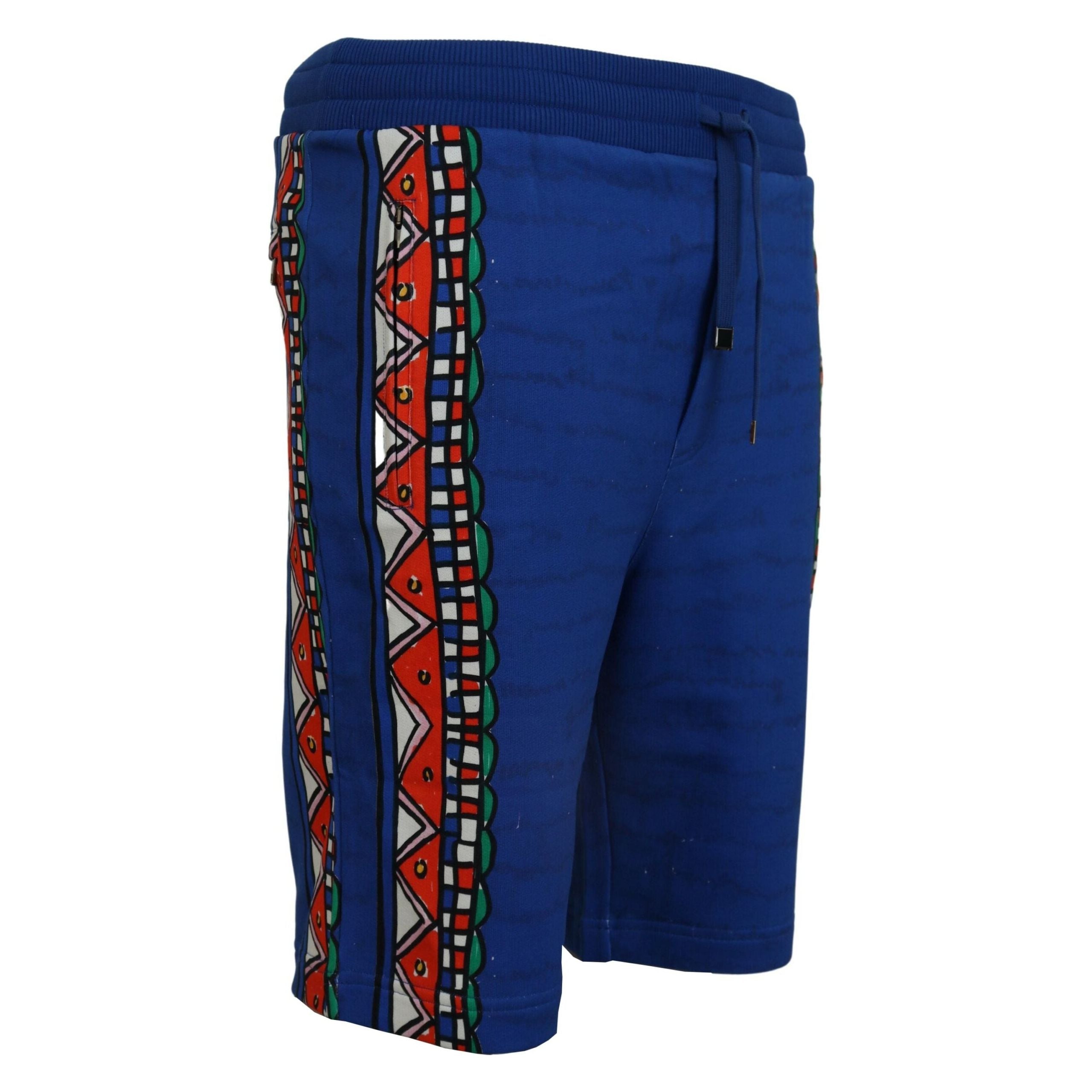 Dolce & Gabbana Multicolor Cotton Printed Shorts