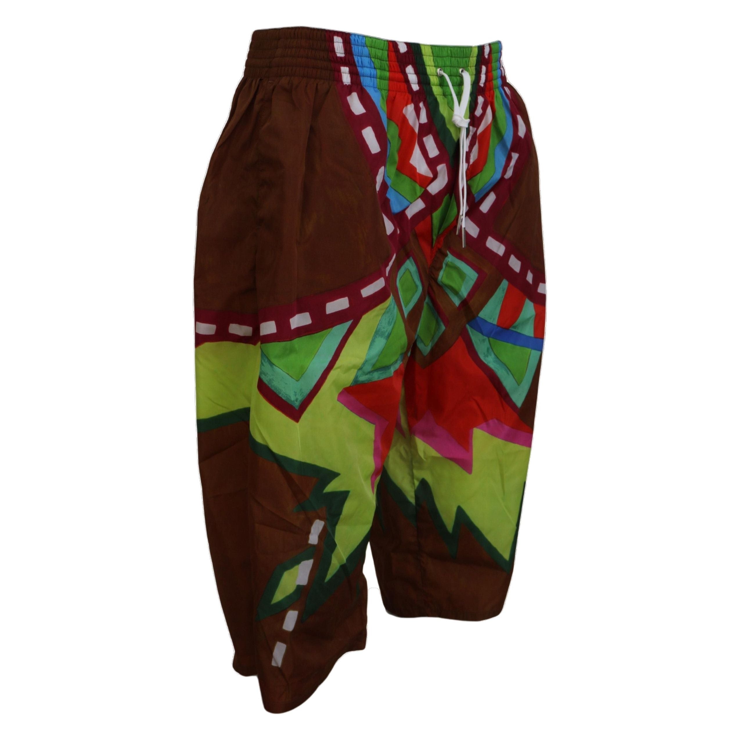 Dsquared² Multicolor Cotton Swim Shorts Elegance