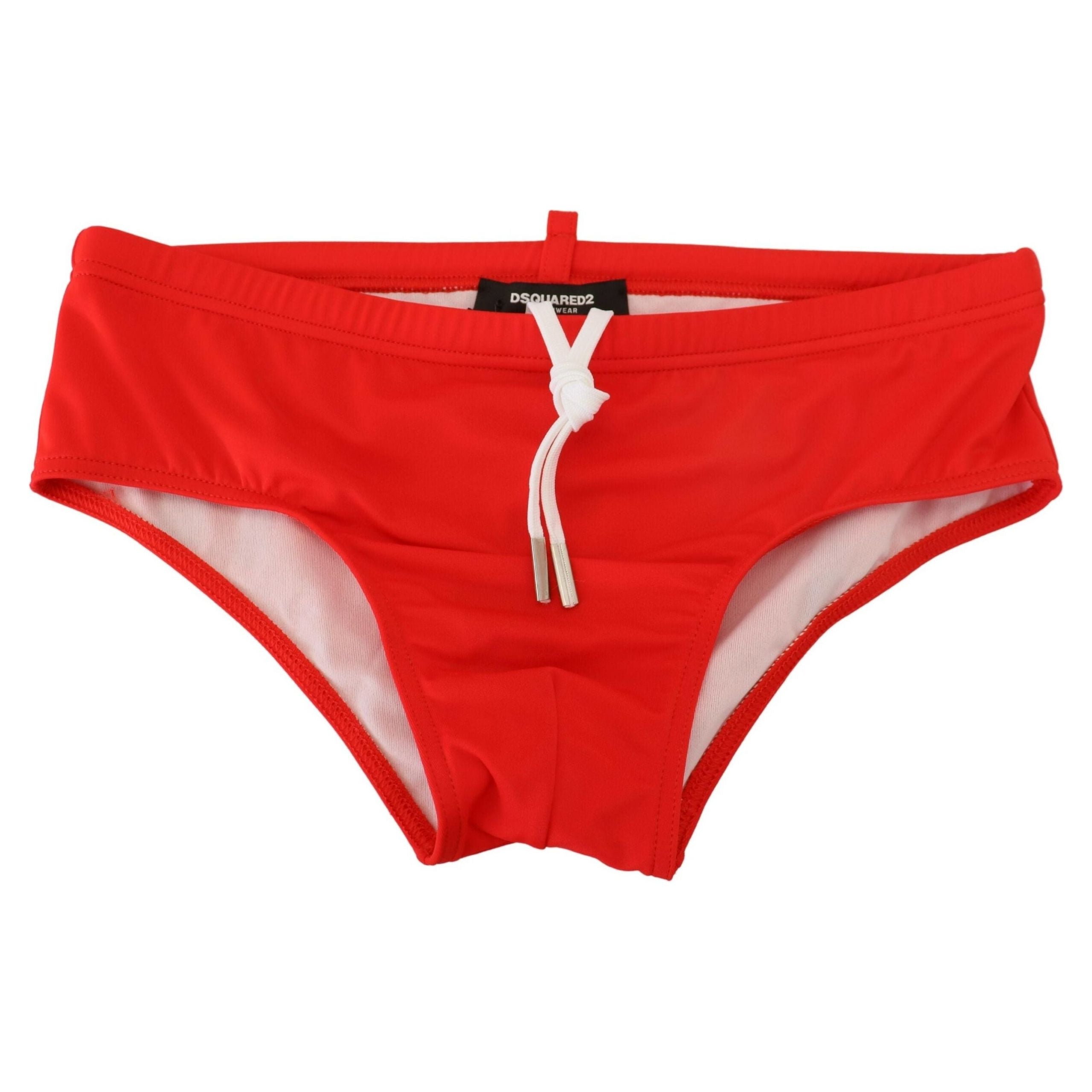 Dsquared² Red Swim Briefs for Luxury Leisure Fashion