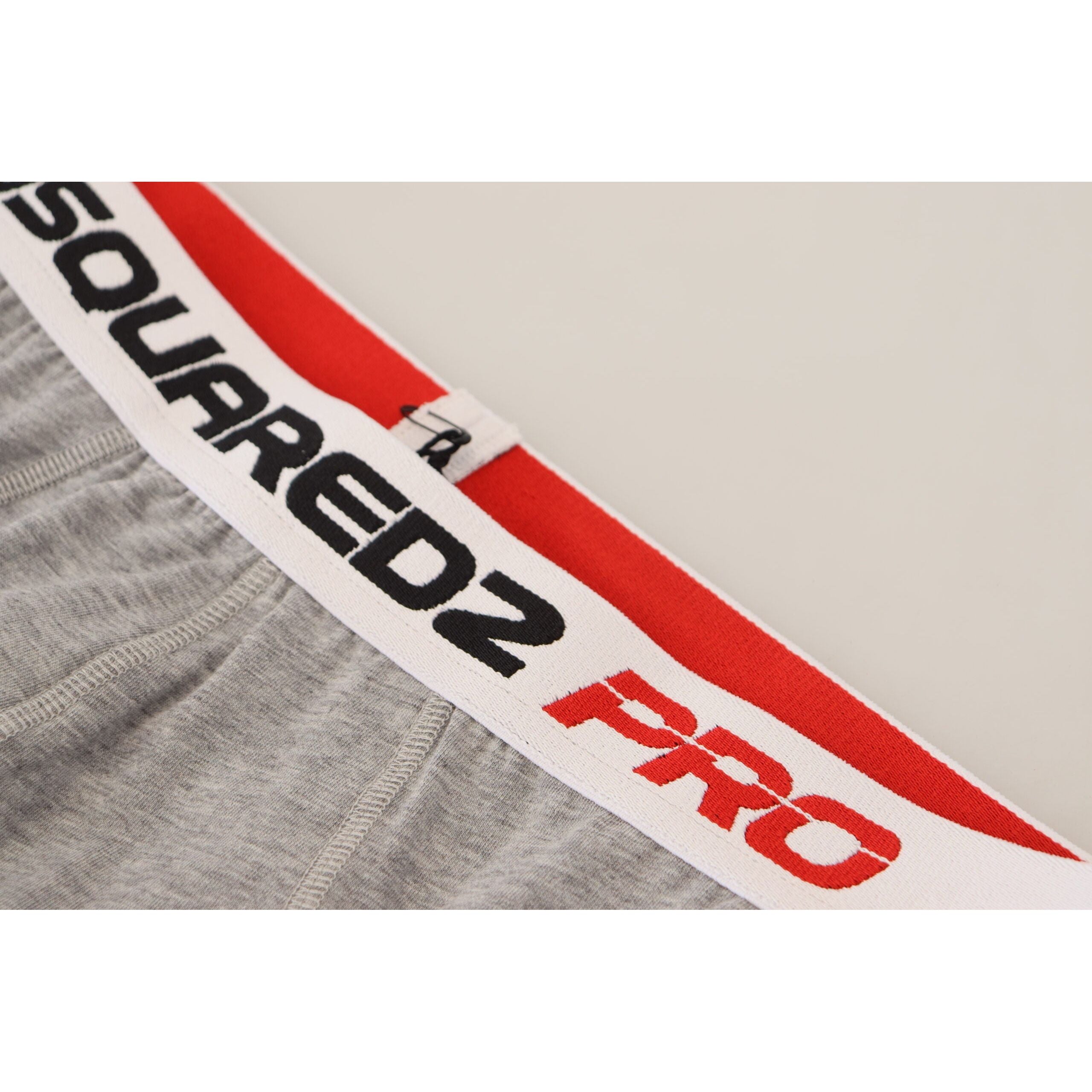 Dsquared² Gray Cotton Stretch Briefs for Discerning Taste