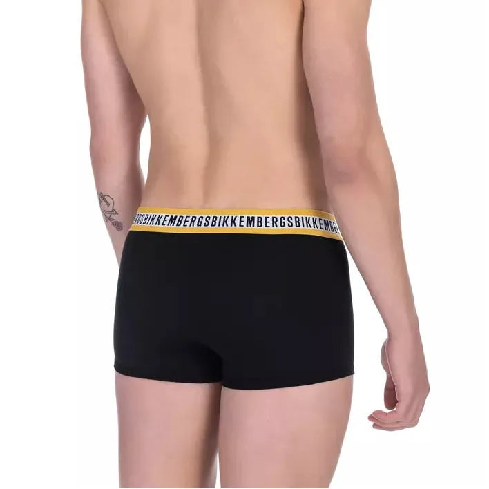 Bikkembergs Black Cotton Trunk Underwear Pack for Elegance