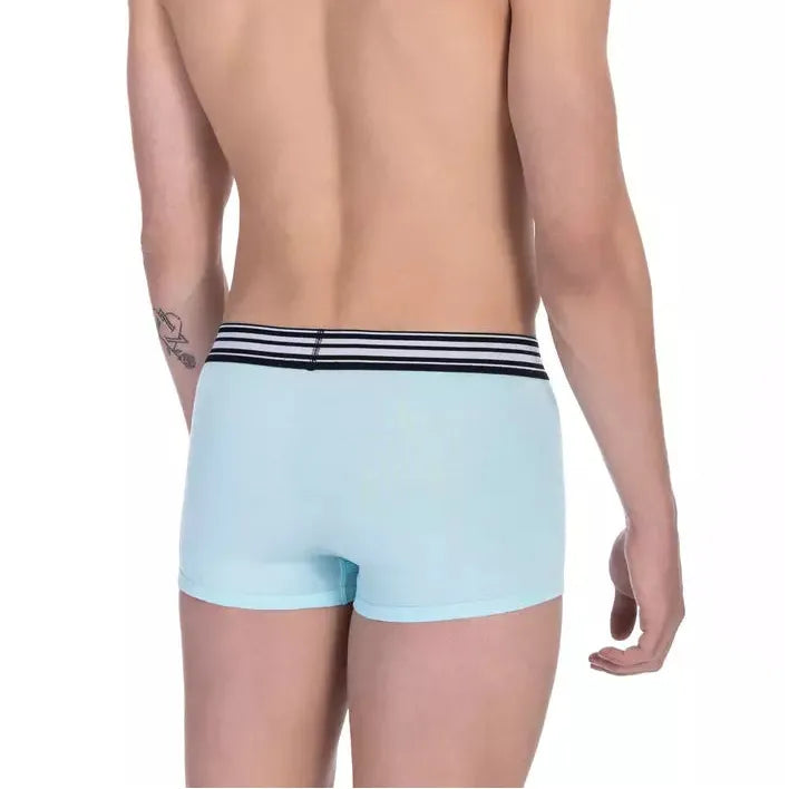 Bikkembergs Light Blue Cotton Underwear Trunk