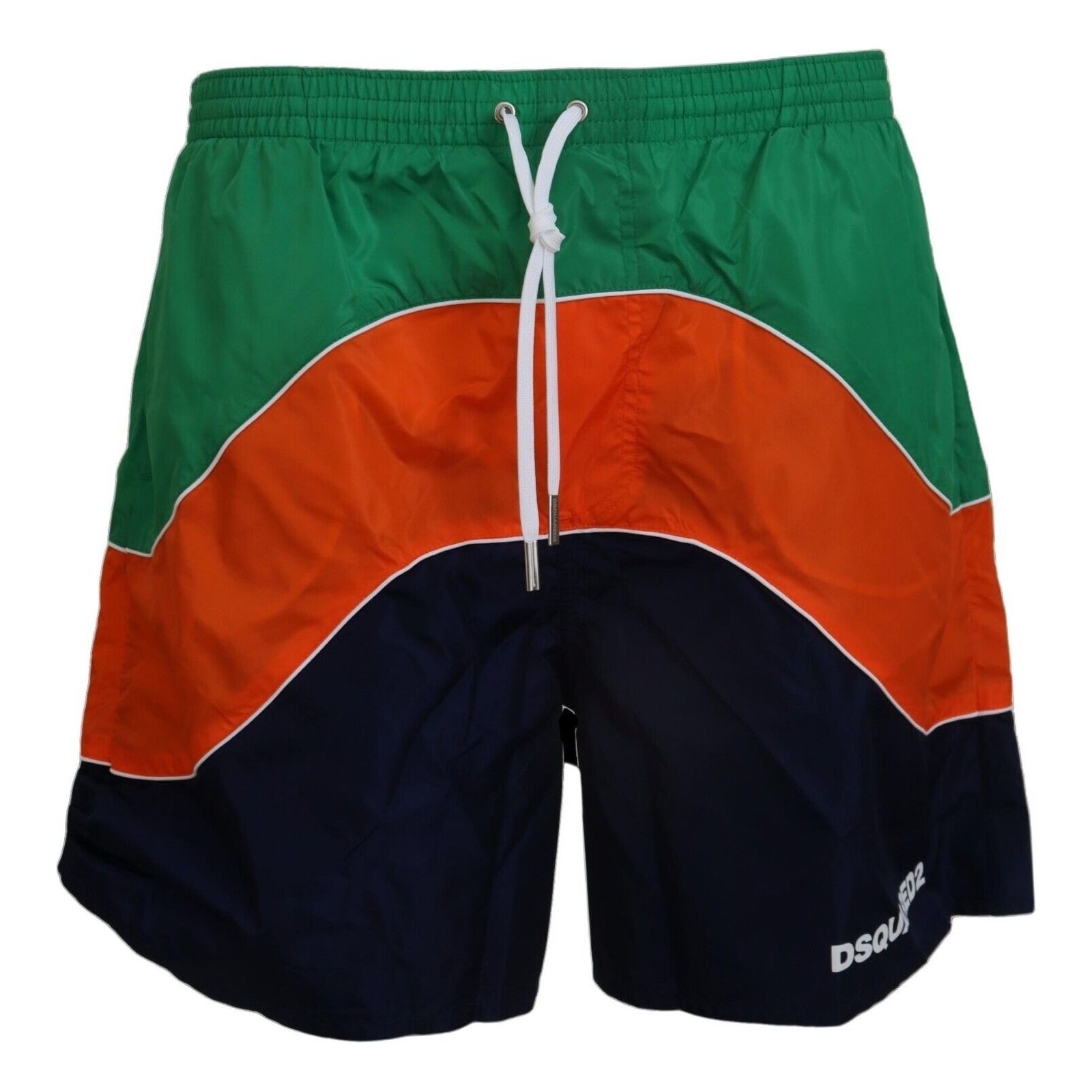 Dsquared² Multicolor Printed Swimshorts Boxer for Luxury Style