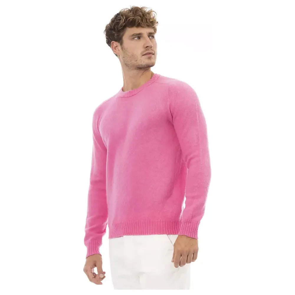 Alpha Studio Multicolor Wool Sweater - Italian Luxury Design