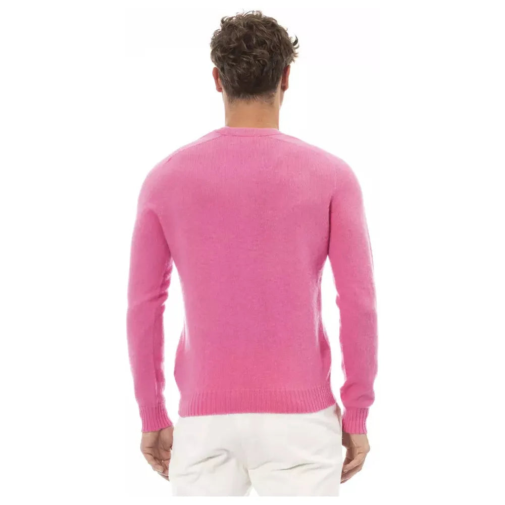 Alpha Studio Multicolor Wool Sweater - Italian Luxury Design