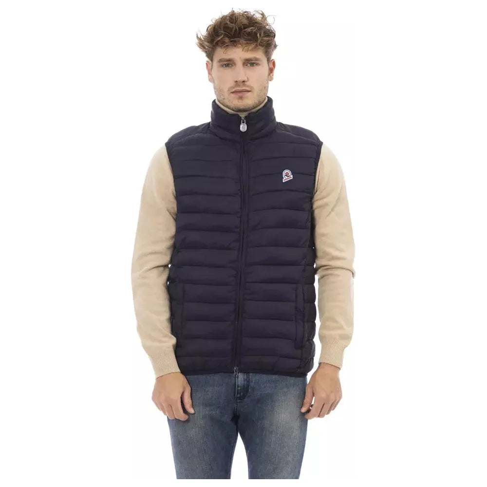 Invicta Blue Quilted Vest for Contemporary Elegance