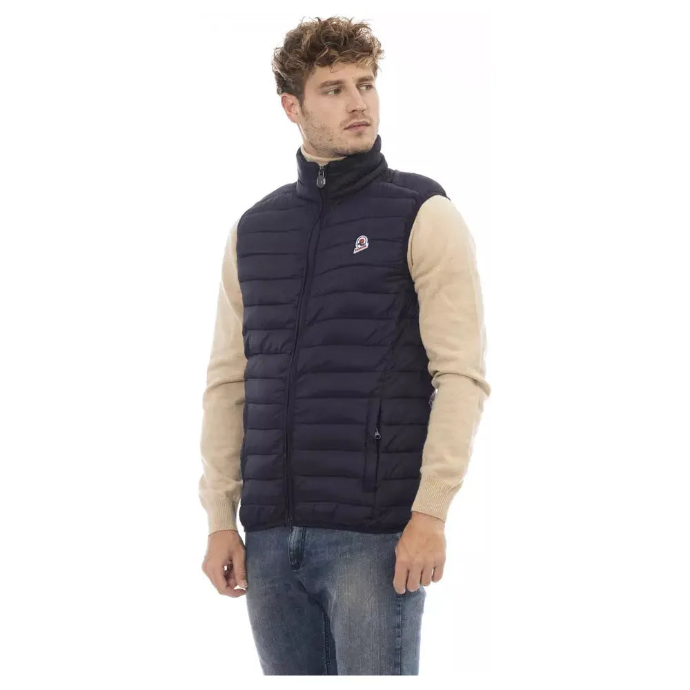 Invicta Blue Quilted Vest for Contemporary Elegance