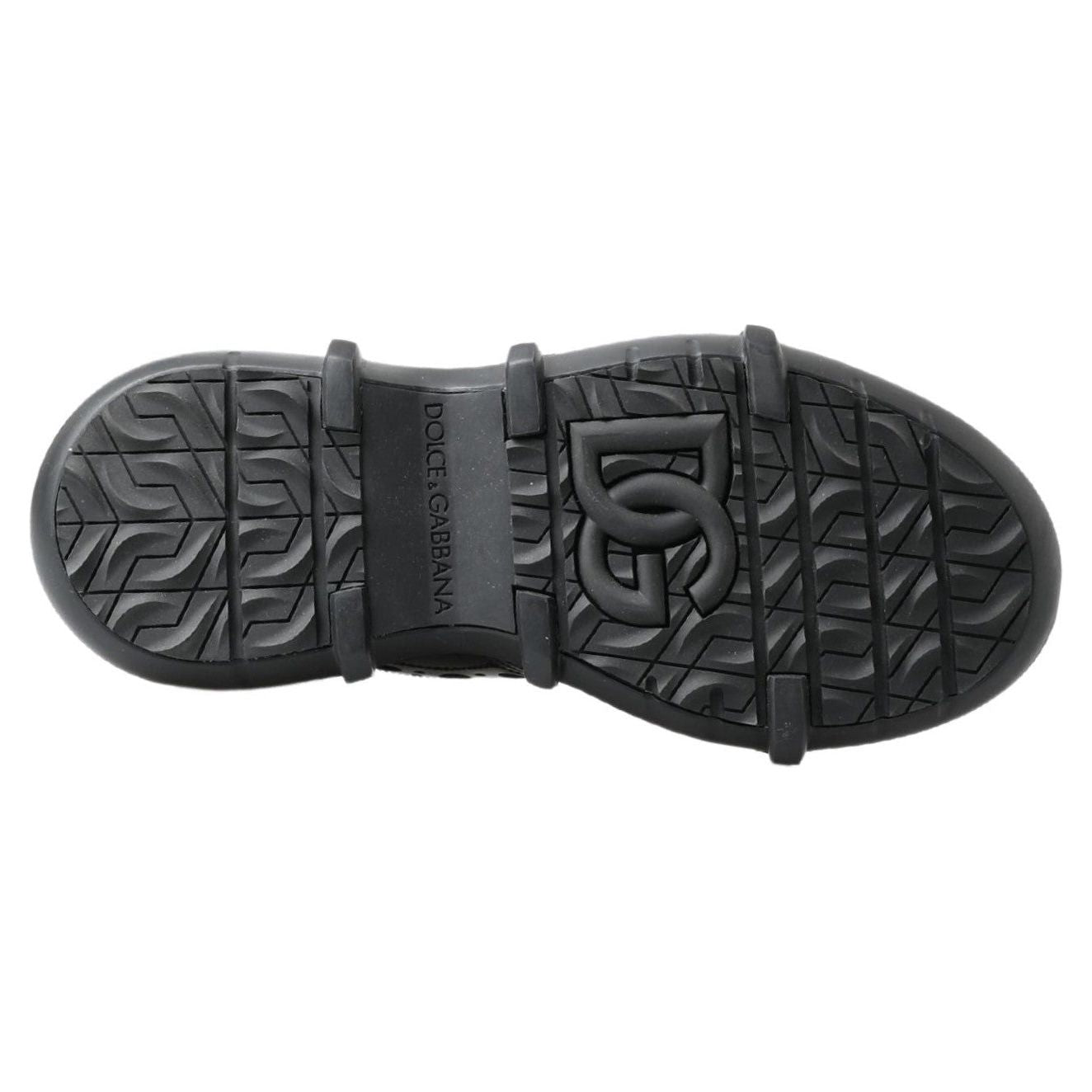 Dolce & Gabbana Black Leather Ankle Boots Luxury