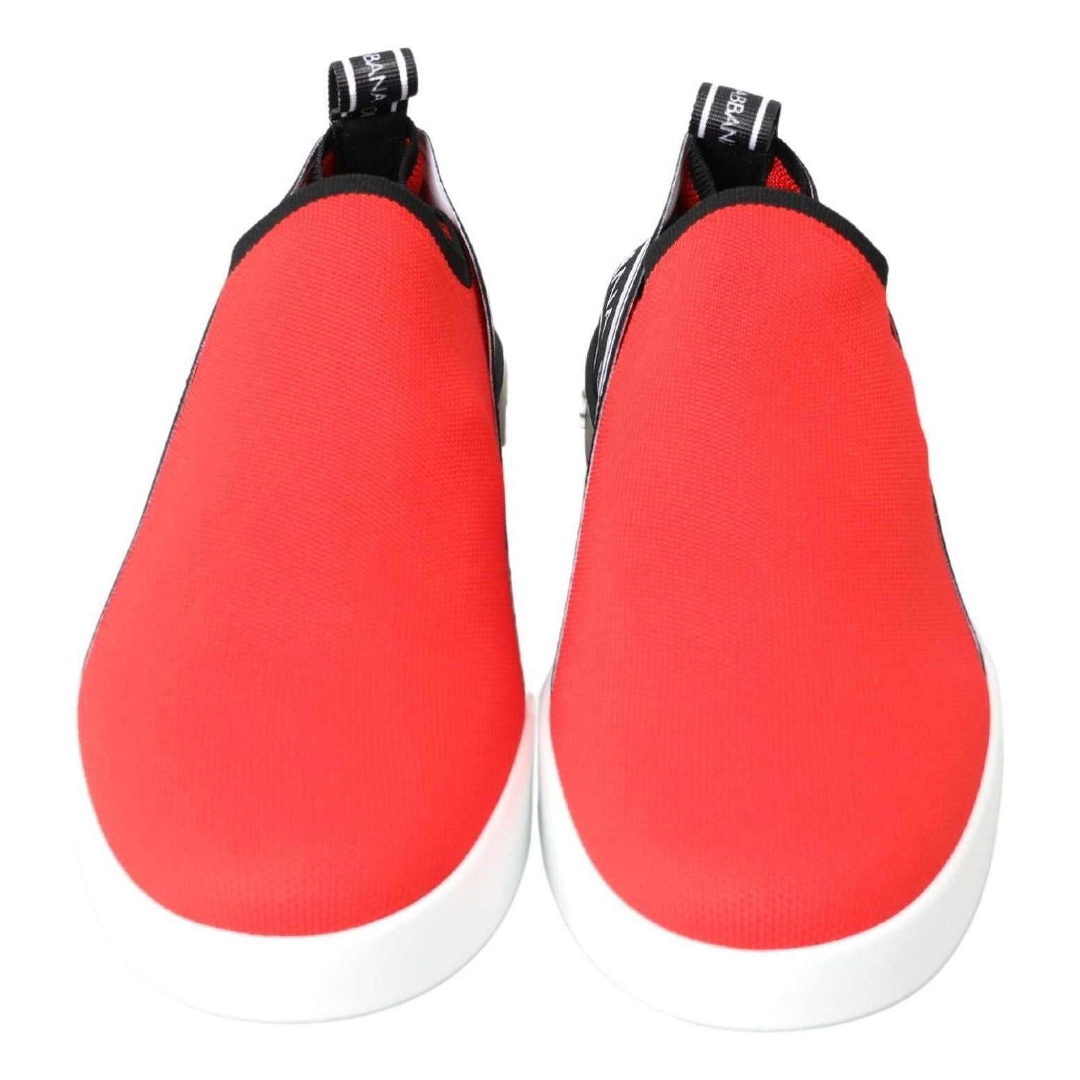 Dolce & Gabbana Red Leather Loafers for Discerning Wearers