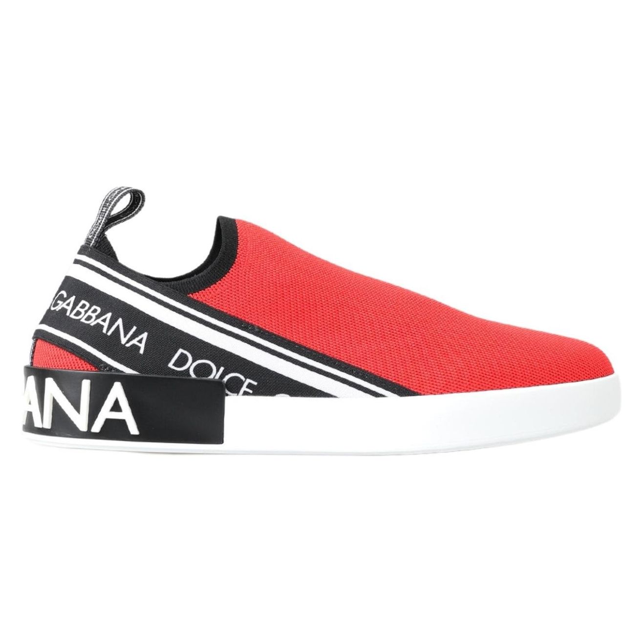Dolce & Gabbana Red Leather Loafers for Discerning Wearers