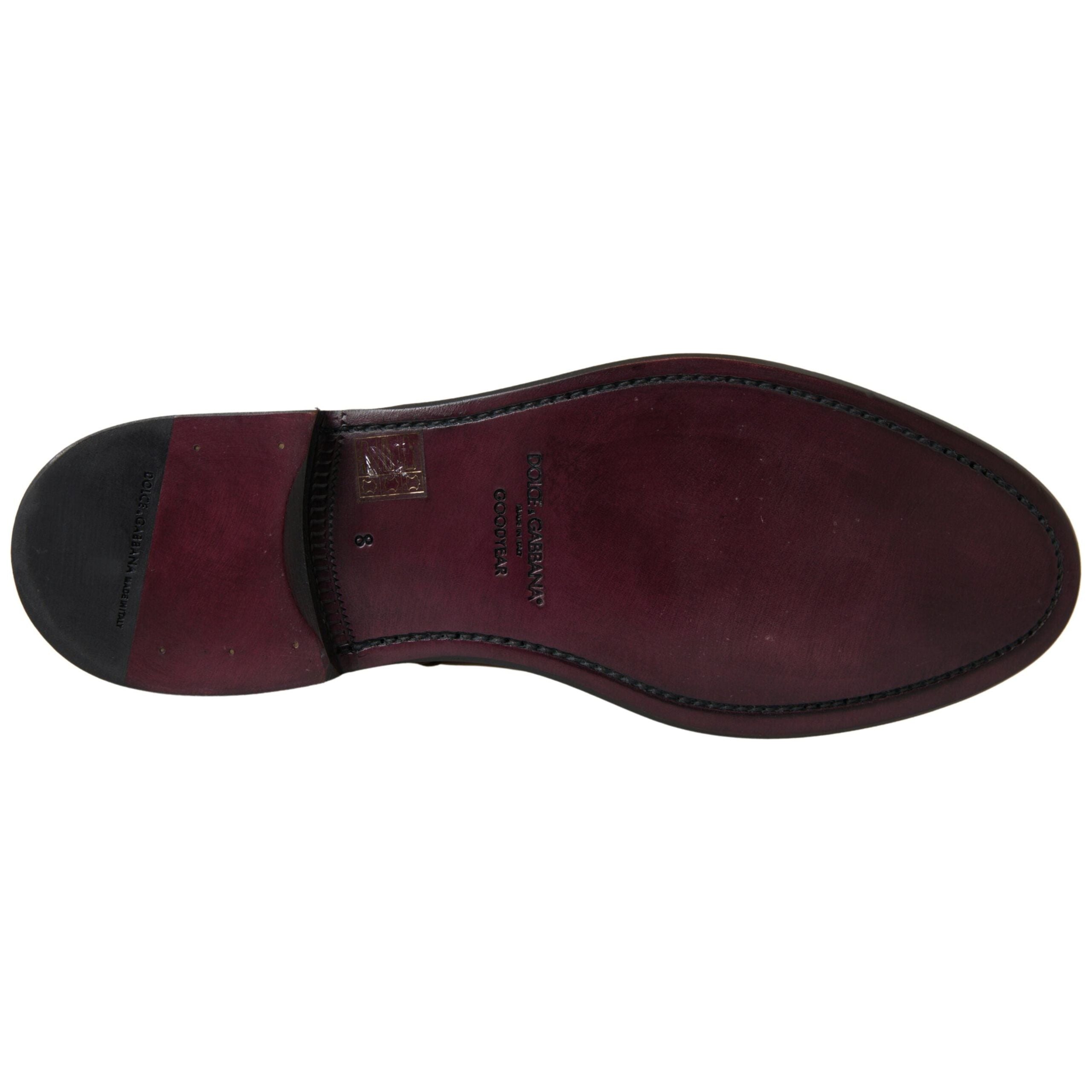 Dolce & Gabbana Brown Leather Chelsea Boots for Distinct Style