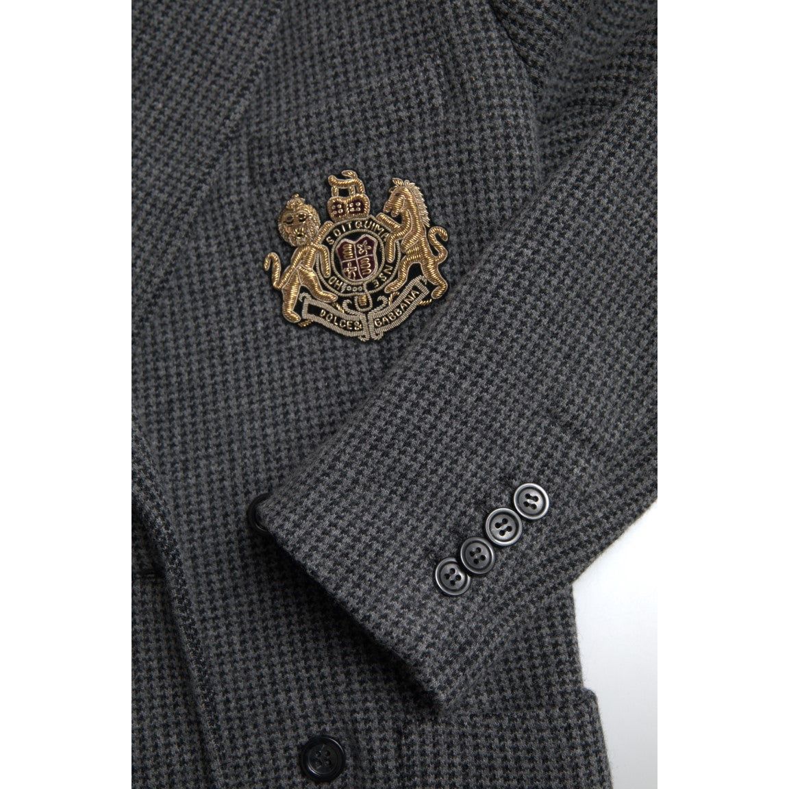 Dolce & Gabbana Navy Cashmere Elegant Slim Fit Blazer
