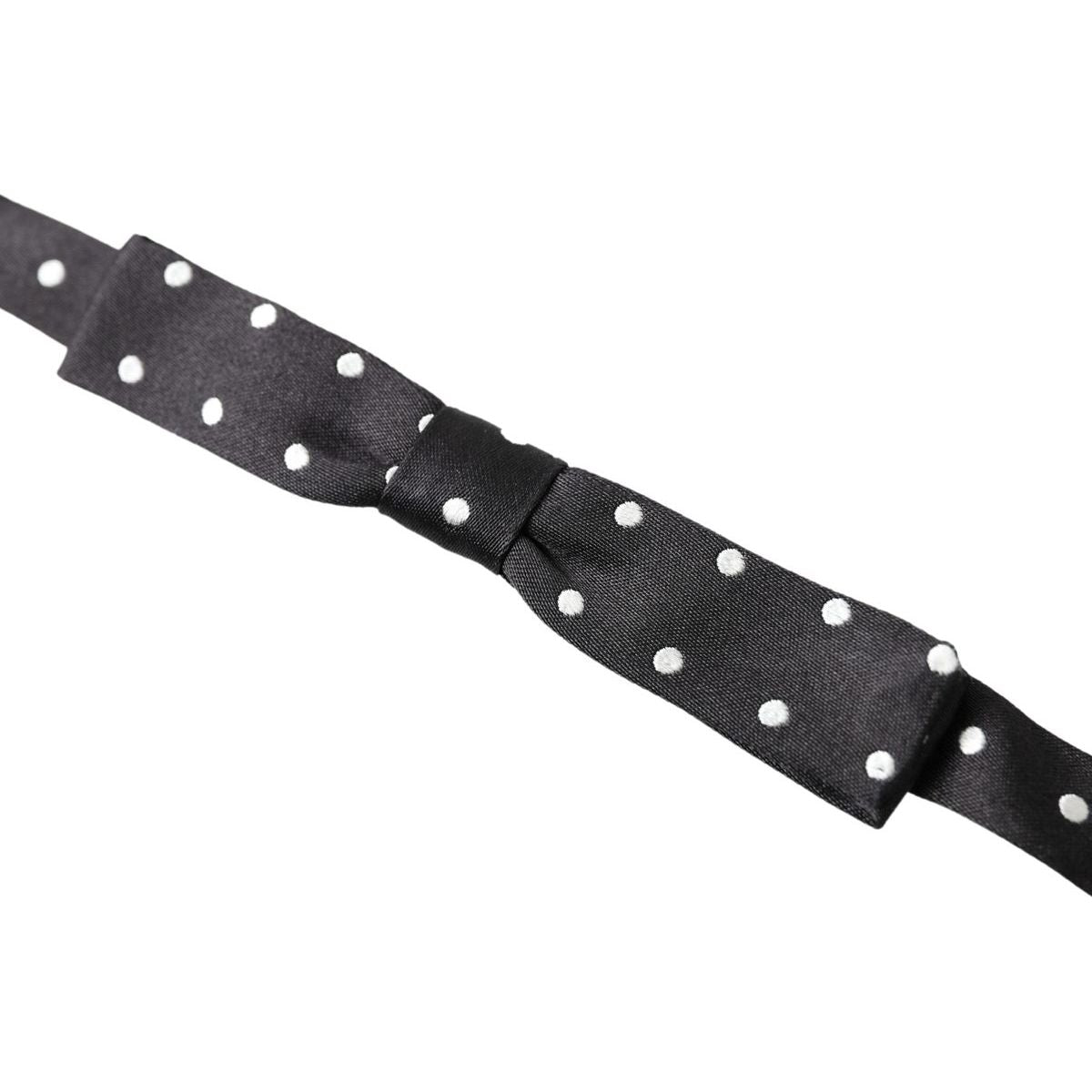 Dolce & Gabbana Black Silk Bow Tie for Timeless Style