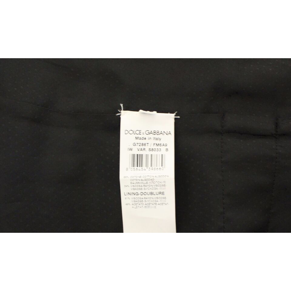 Dolce & Gabbana Brown Cotton Blend Dress Vest