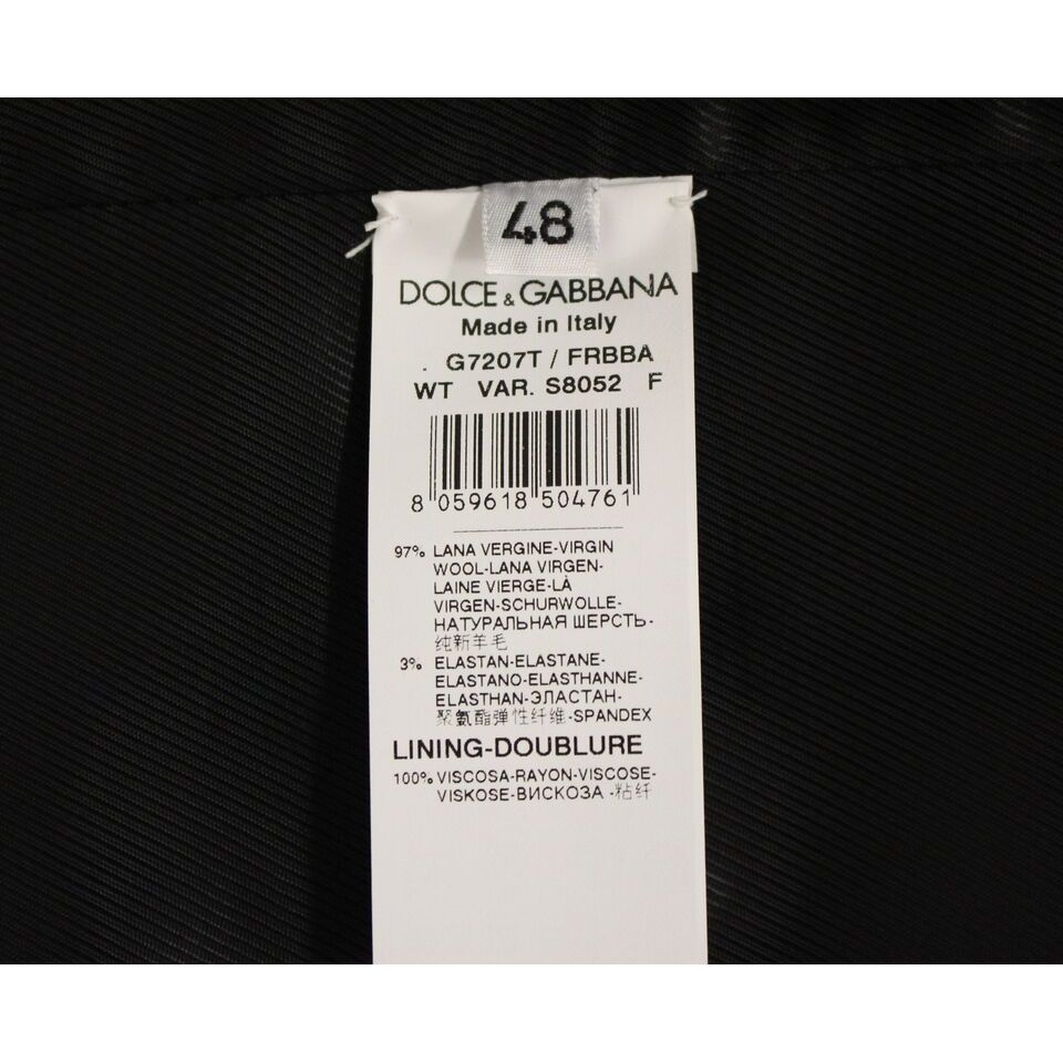 Dolce & Gabbana Gray Wool Dress Vest for Sophistication