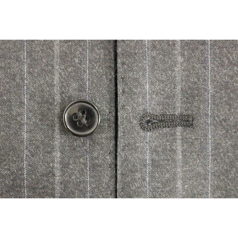 Dolce & Gabbana Gray Wool Dress Vest for Sophisticated Style