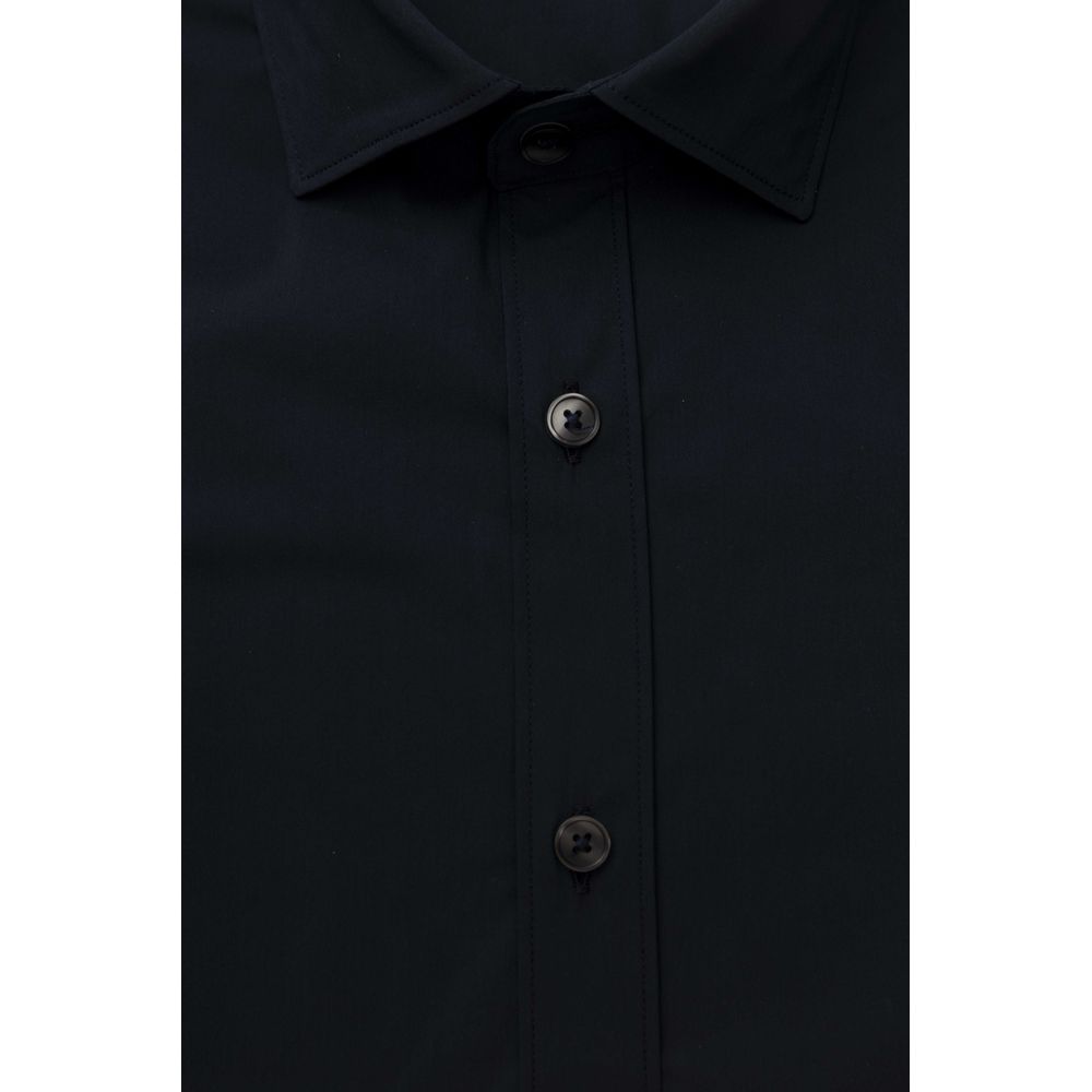 Bagutta Blue Cotton Shirt - Timeless Italian Elegance