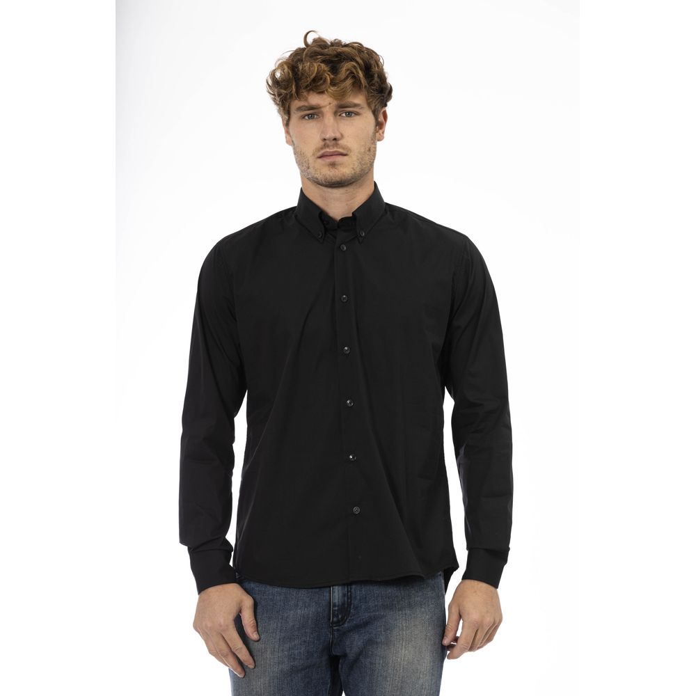 Baldinini Black Cotton Shirt for Elevated Style