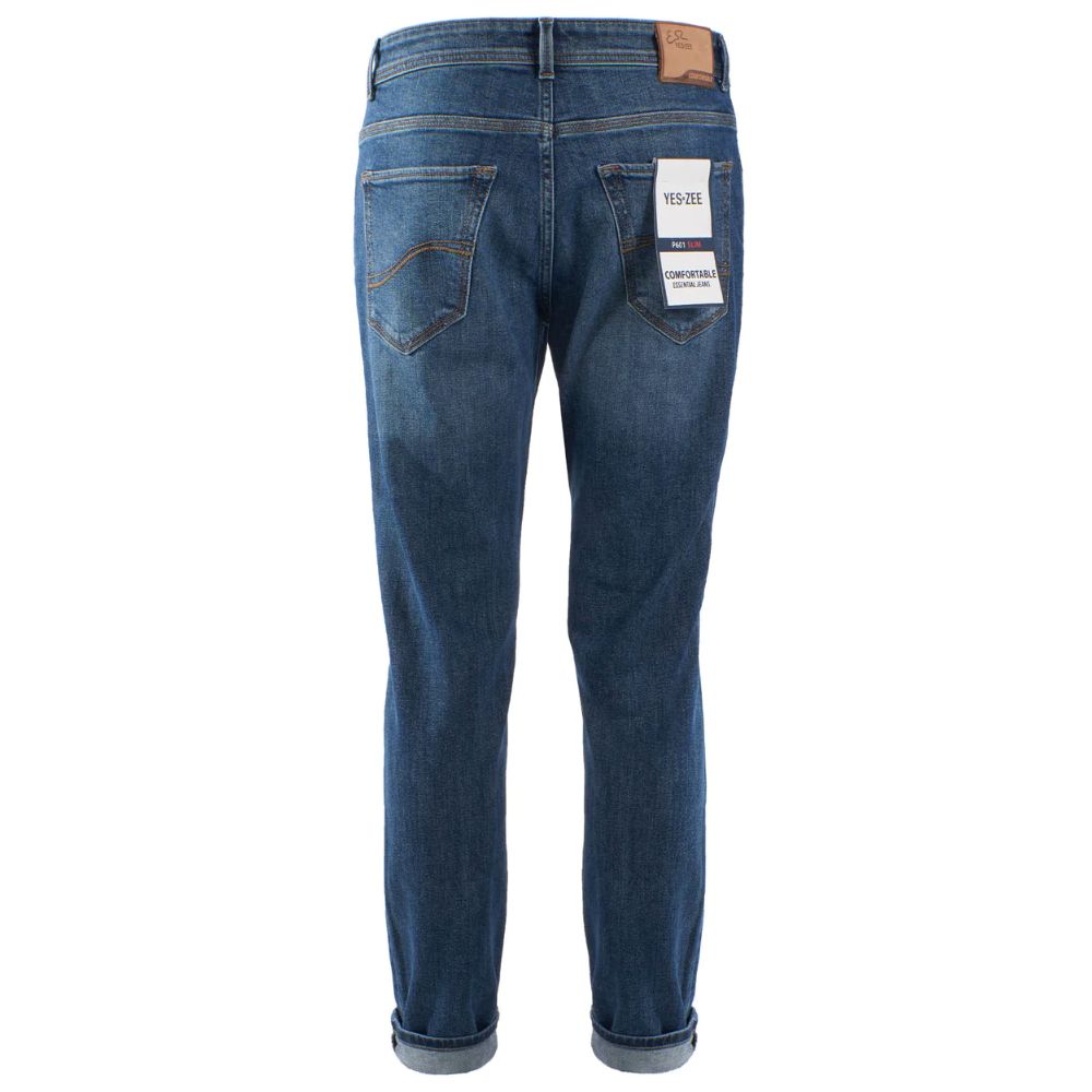 Yes Zee Dark Wash Comfort Denim Jeans for Effortless Elegance