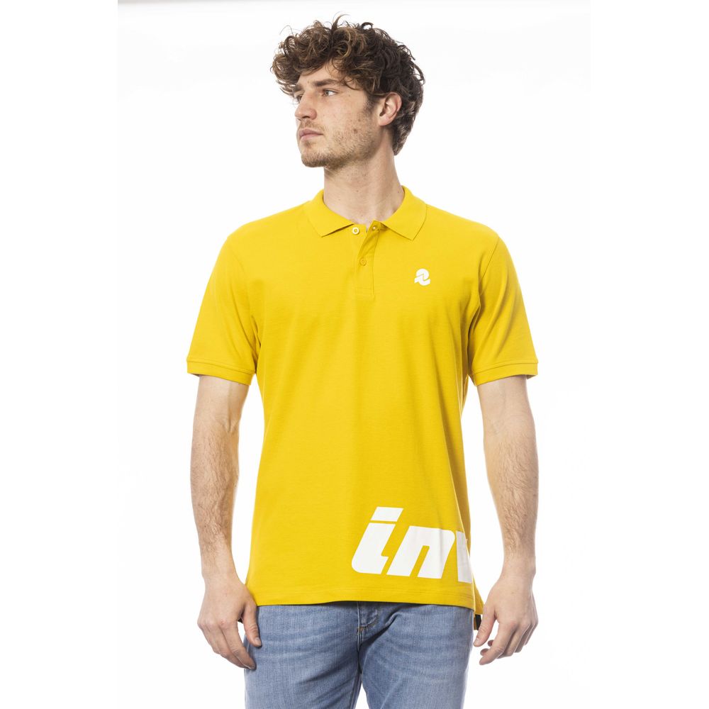 Invicta Yellow Cotton Polo Shirt for Effortless Elegance