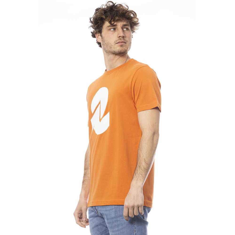 Invicta Orange Cotton T-Shirt for Elevated Style