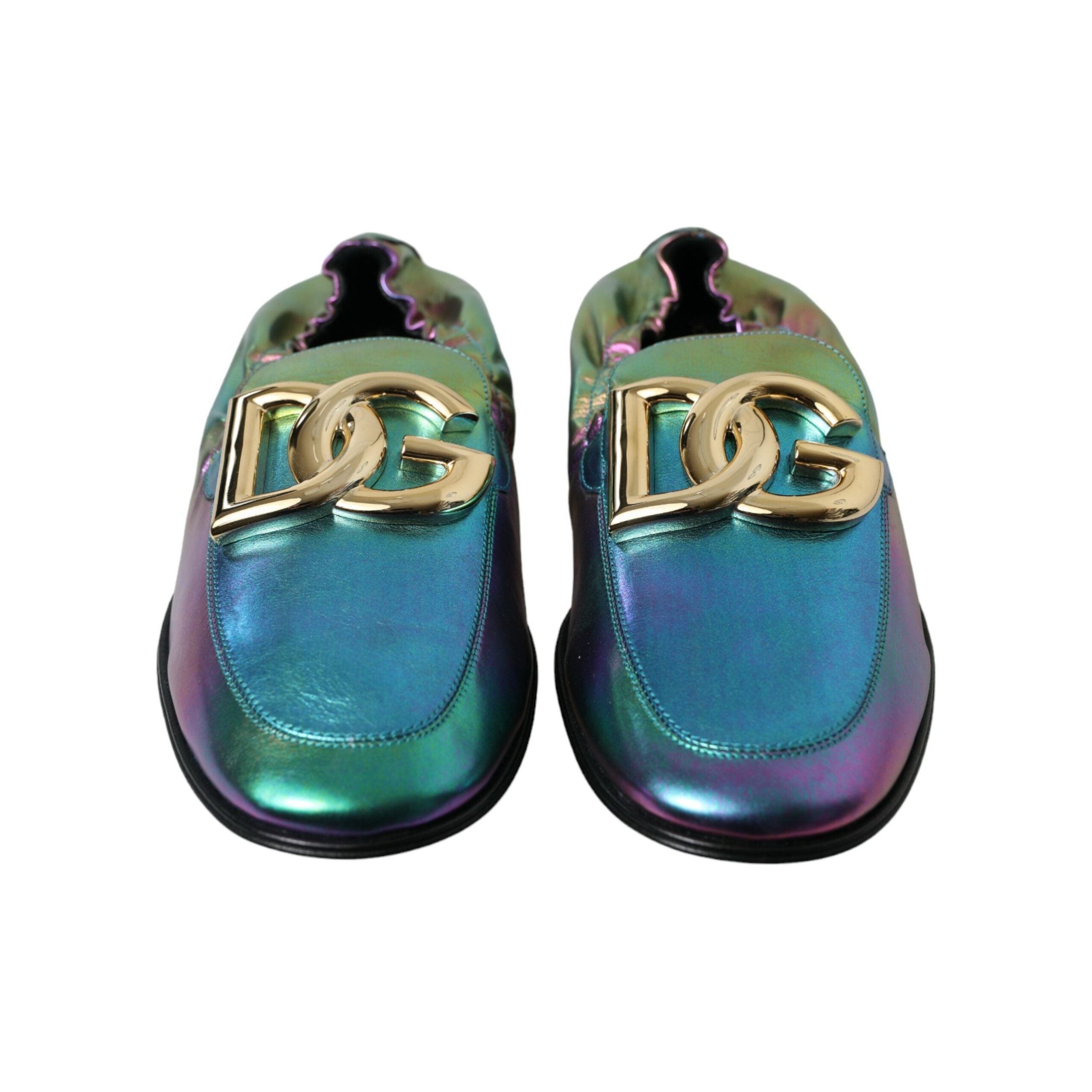 Dolce & Gabbana Iridescent Calfskin Loafers for Gents