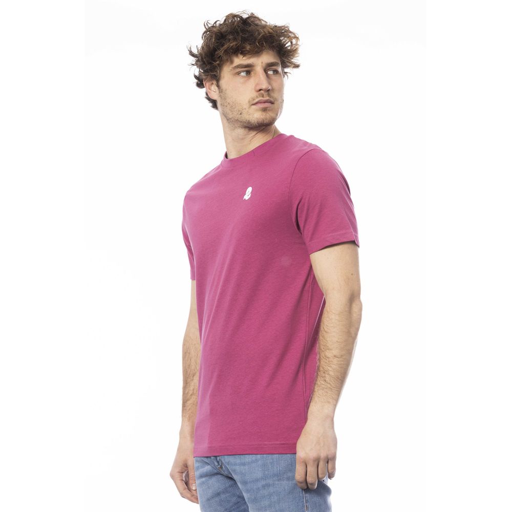 Invicta Purple Cotton T-Shirt for Sophisticated Style