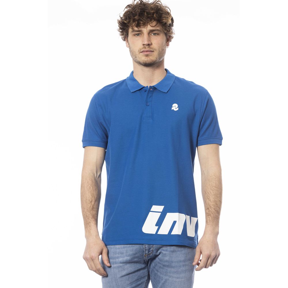 Invicta Blue Cotton Polo Shirt - Timeless Sophistication