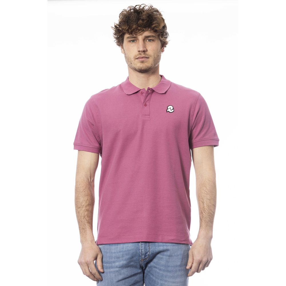 Invicta Purple Cotton Polo Shirt for Effortless Elegance