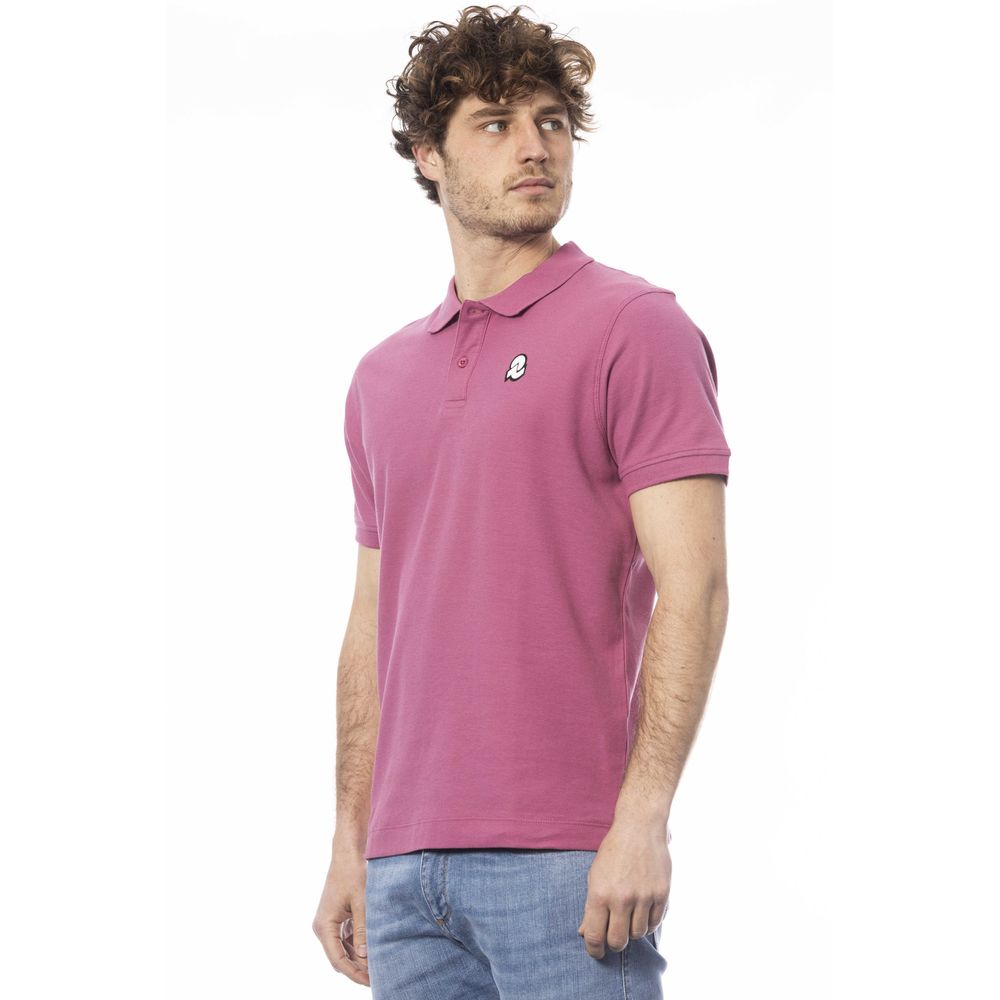 Invicta Purple Cotton Polo Shirt for Effortless Elegance