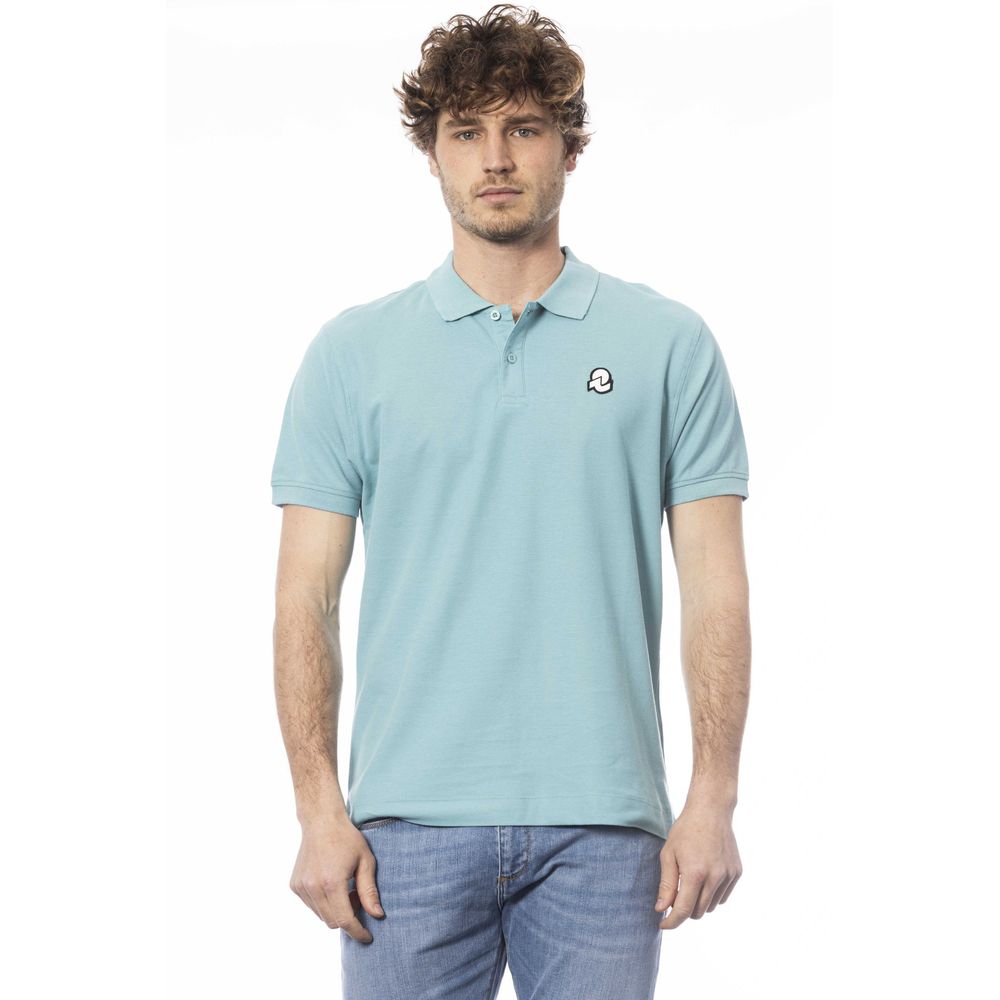 Invicta Light Blue Cotton Polo Shirt for Timeless Elegance
